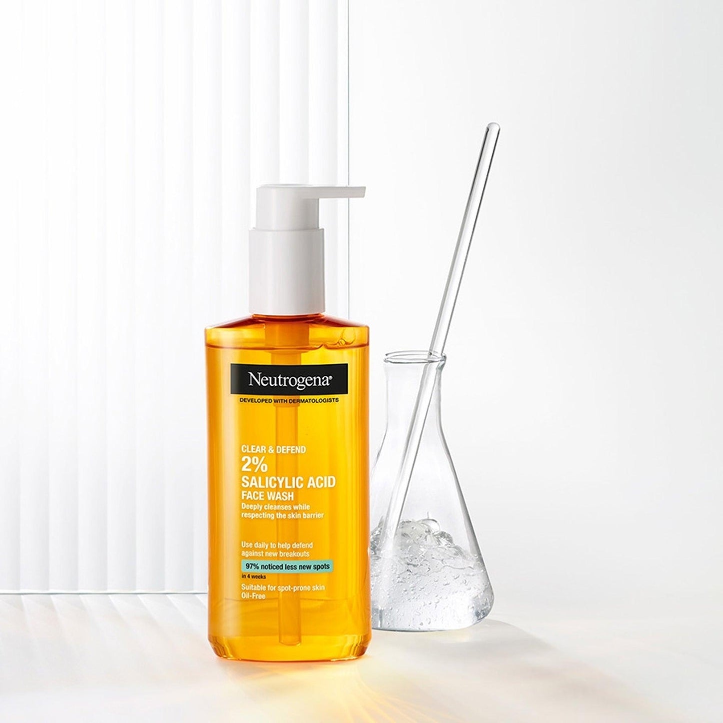 Neutrogena Clear & Defend Facial Wash 200ml - TheSkinFit