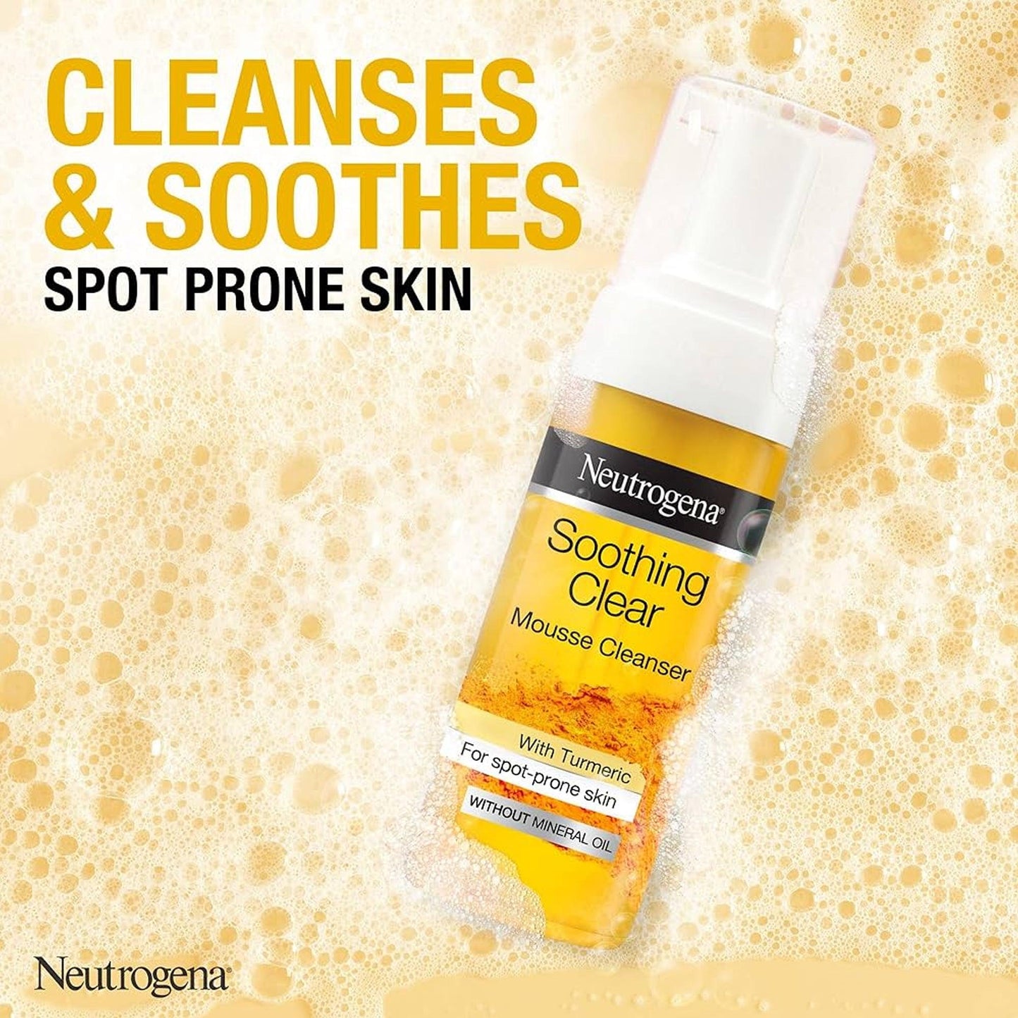 Neutrogena Soothing Clear Mousse Cleanser 150ml - TheSkinFit