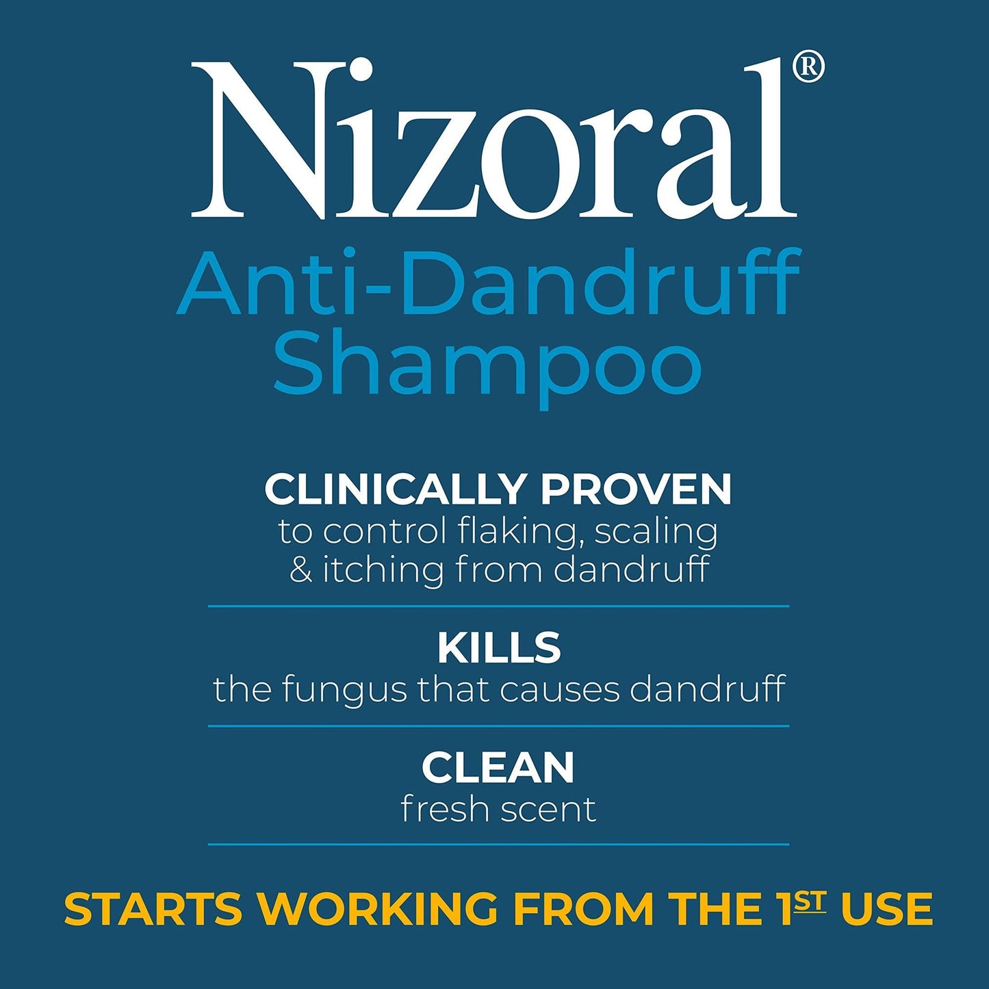 Nizoral A-D Anti-Dandruff Shampoo 125ml - TheSkinFit