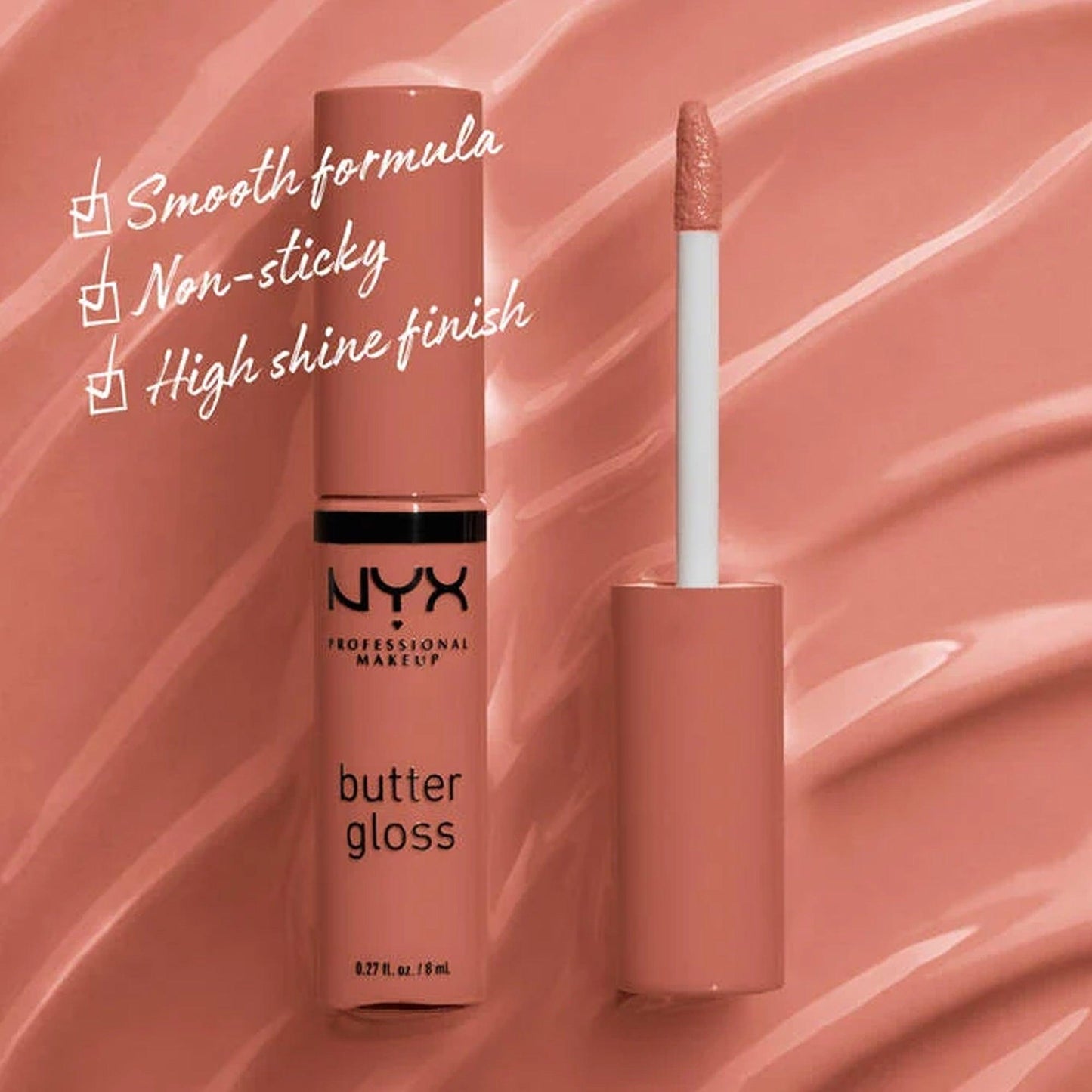 NYX Pro Makeup Butter Gloss 45 Sugar High 8ml - TheSkinFit