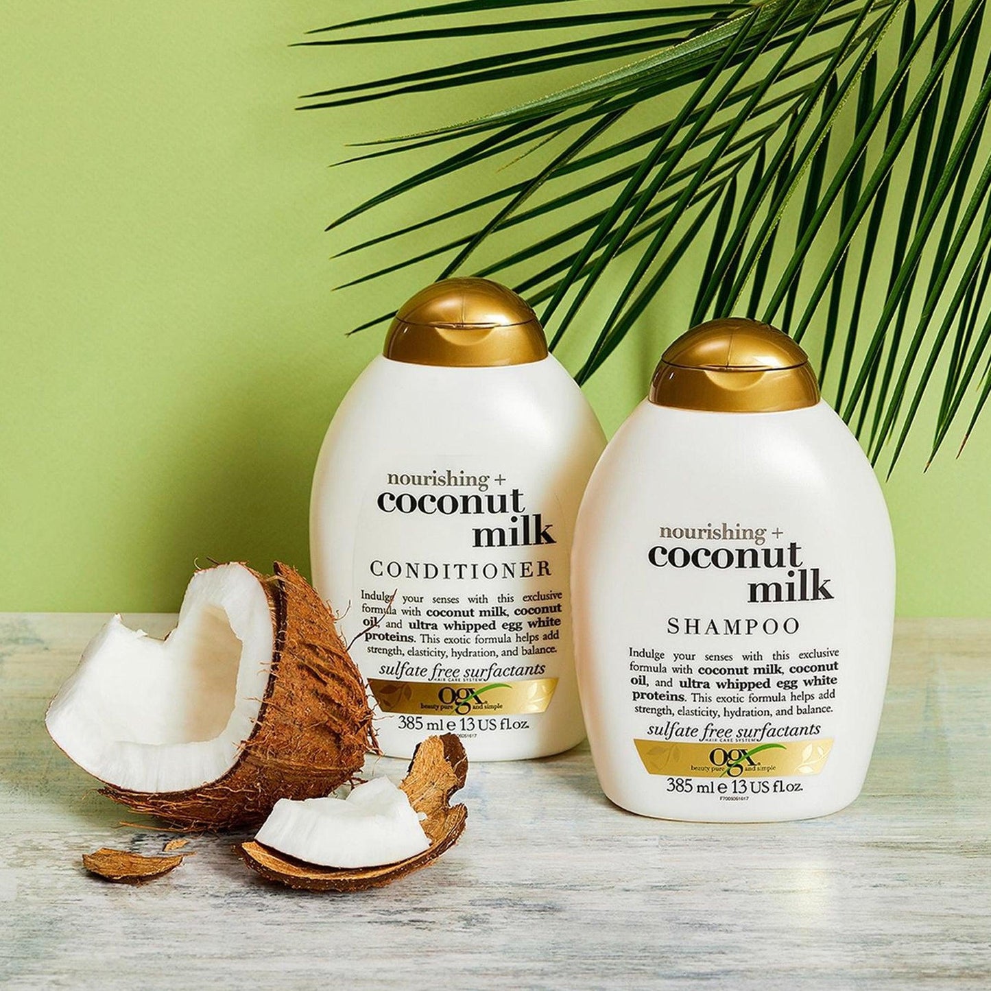 Ogx Nourishing + Coconut Milk Conditioner Sulfate Free 385ml - TheSkinFit