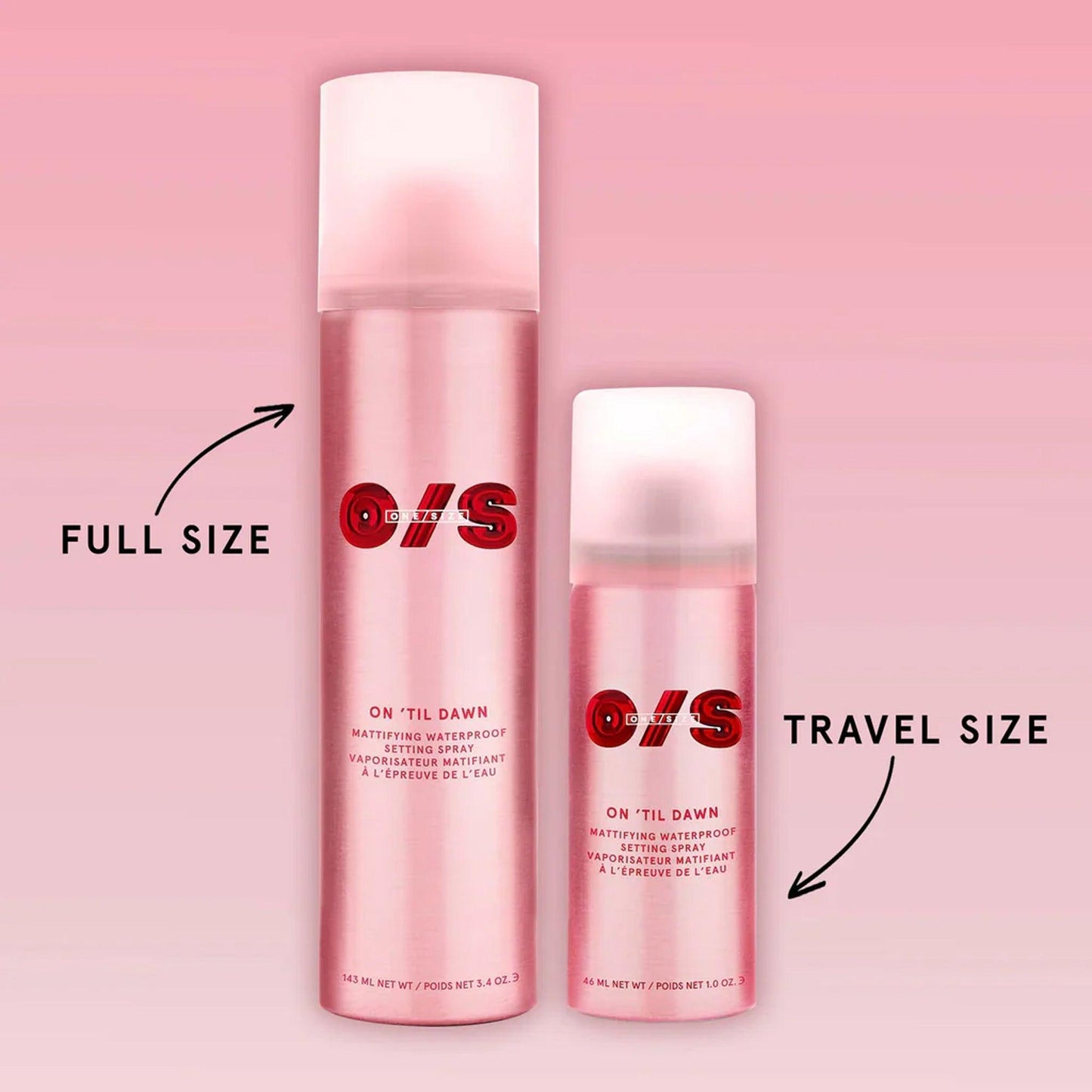 One/Size On 'Til Dawn Mattifying Waterproof Setting Spray 46ml - TheSkinFit