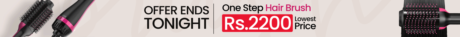 One Step Hair Brush Dryer And Styler