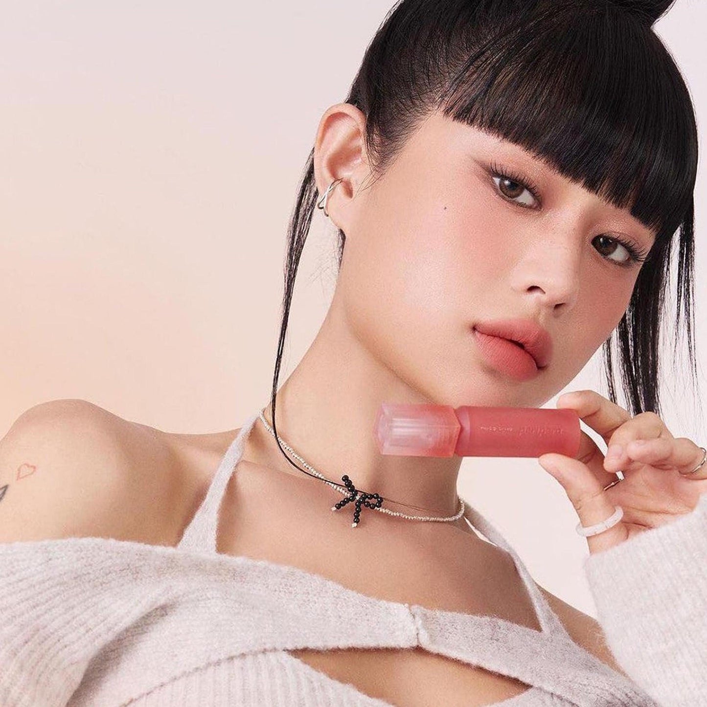 Peripera Over Blur Lip Tint 004 Coral La La 3.5gm - TheSkinFit