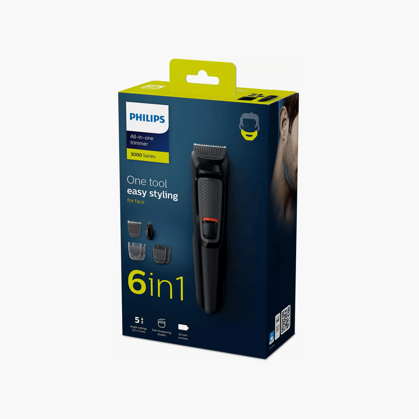 Philips Multi Purpose 6 in 1 Grooming Set 3000 Series MG3710 15 1 Piece - TheSkinFit