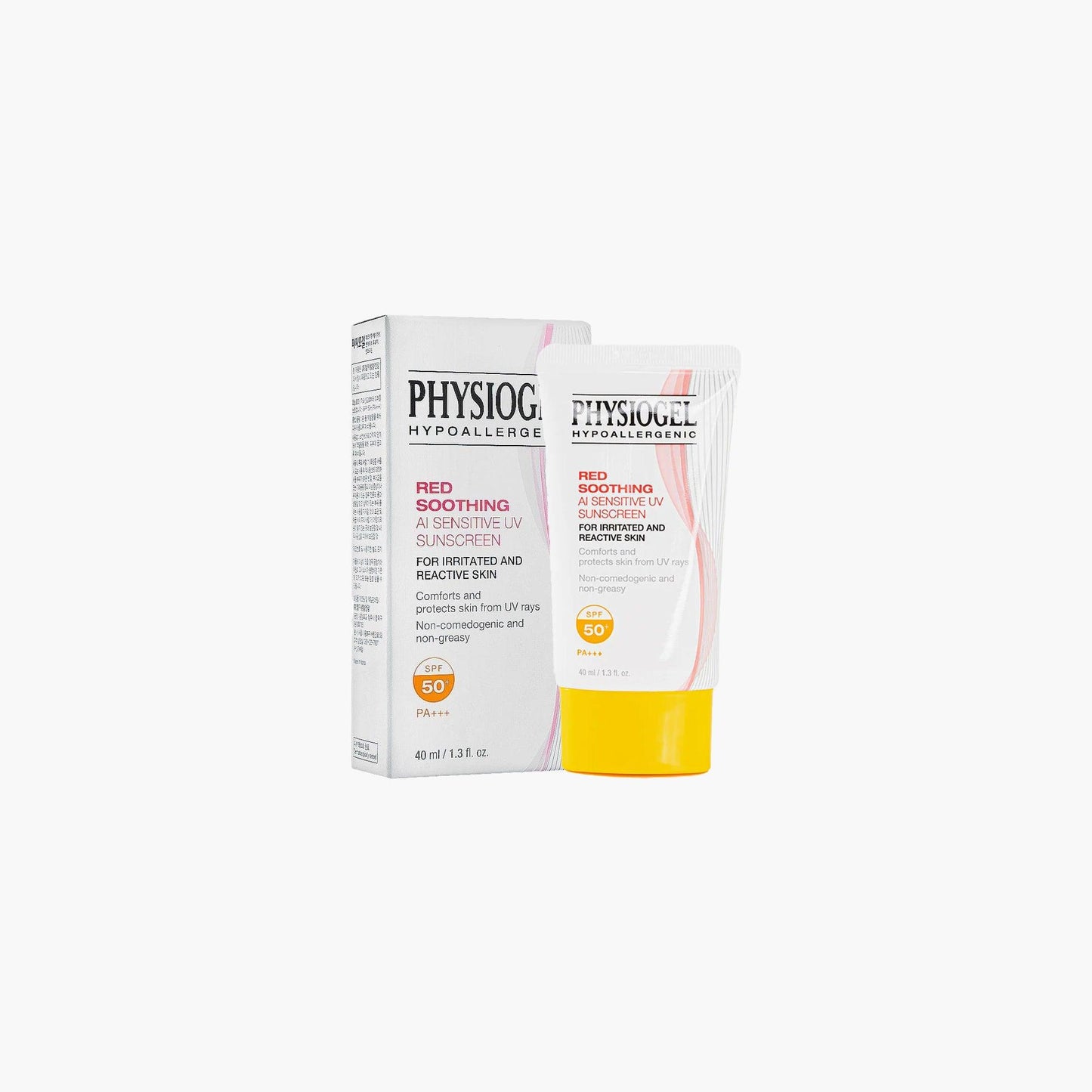 Physiogel Red Soothing AI Sensitive UV Sunscreen SPF 50+ PA++++ 40ml - TheSkinFit