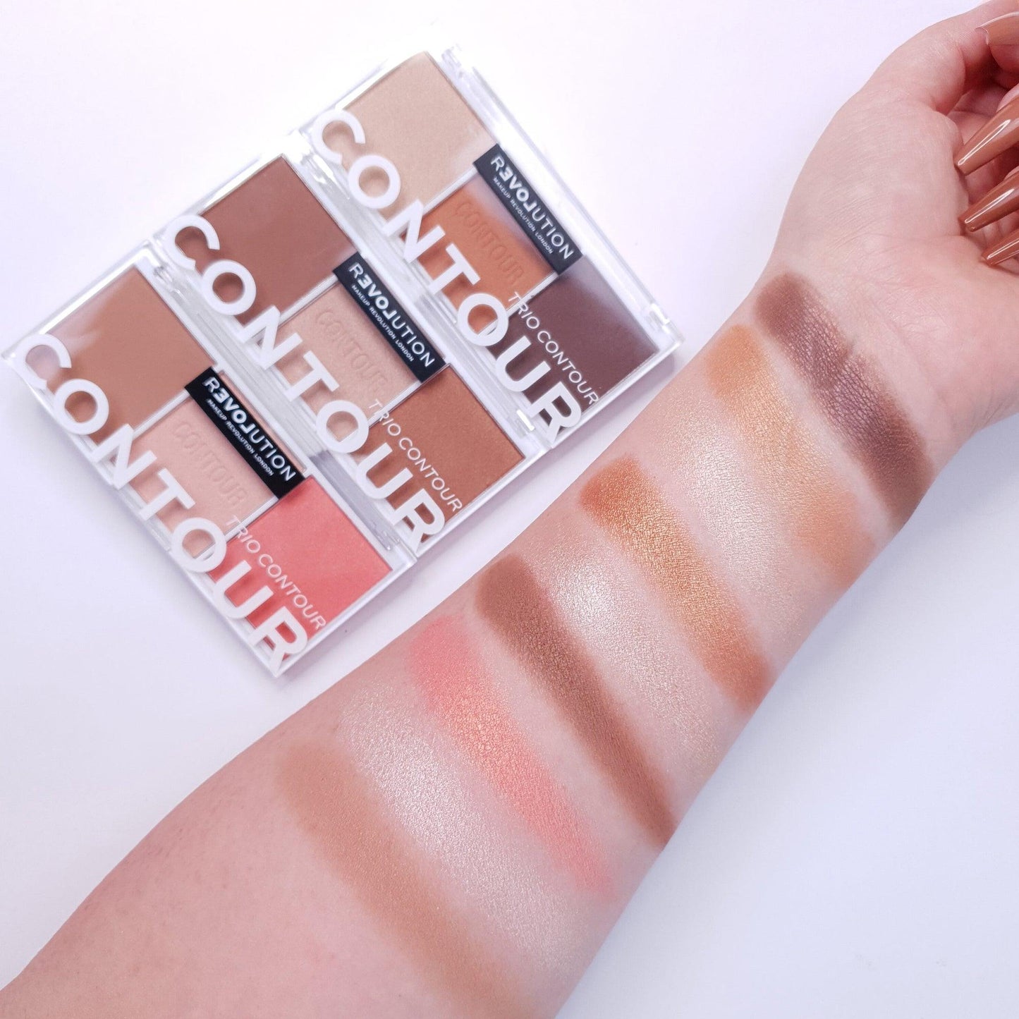 Revolution Relove Colour Play Contour Trio Palette Sugar 6gm