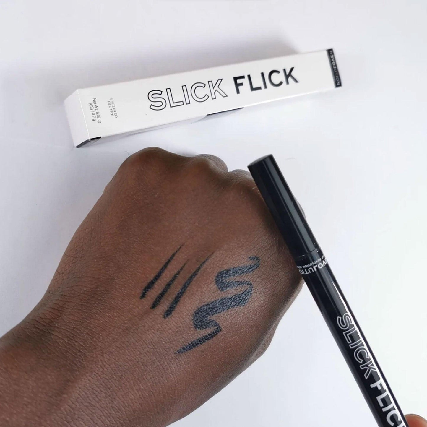 Revolution Slick Flick Eyeliner Black 0.7gm - TheSkinFit