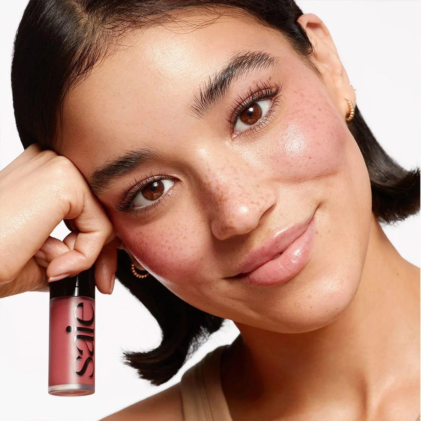 Saie Dew Blush Liquid Cheek Flush Chilly 12ml - TheSkinFit