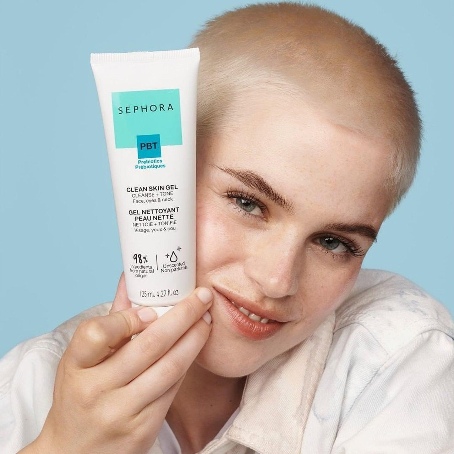 Sephora Prebiotics Clean Skin Gel Cleanse + Tone 125ml - TheSkinFit