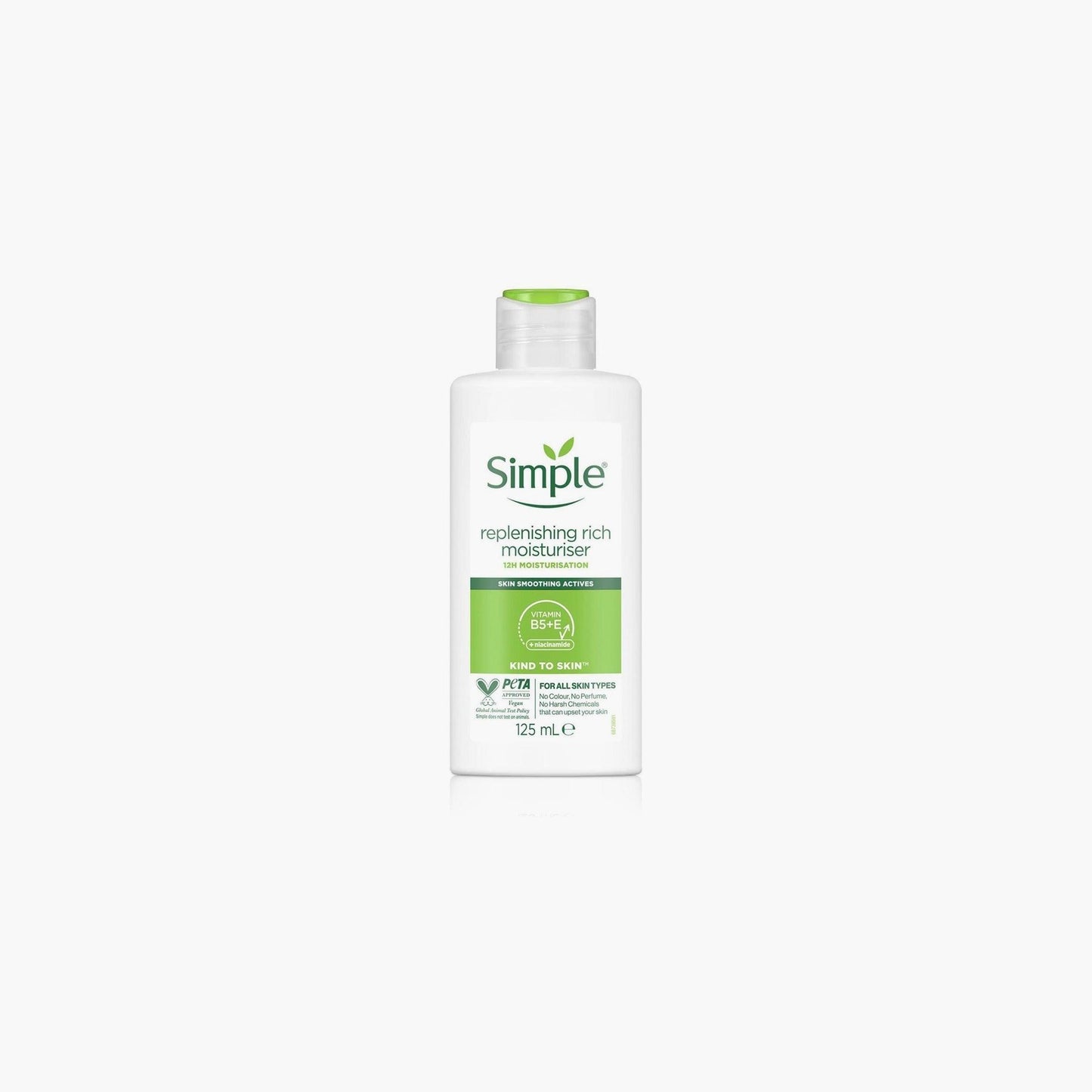 Simple Replenishing Rich Moisturizer With Vitamin B5+E 125ml - TheSkinFit