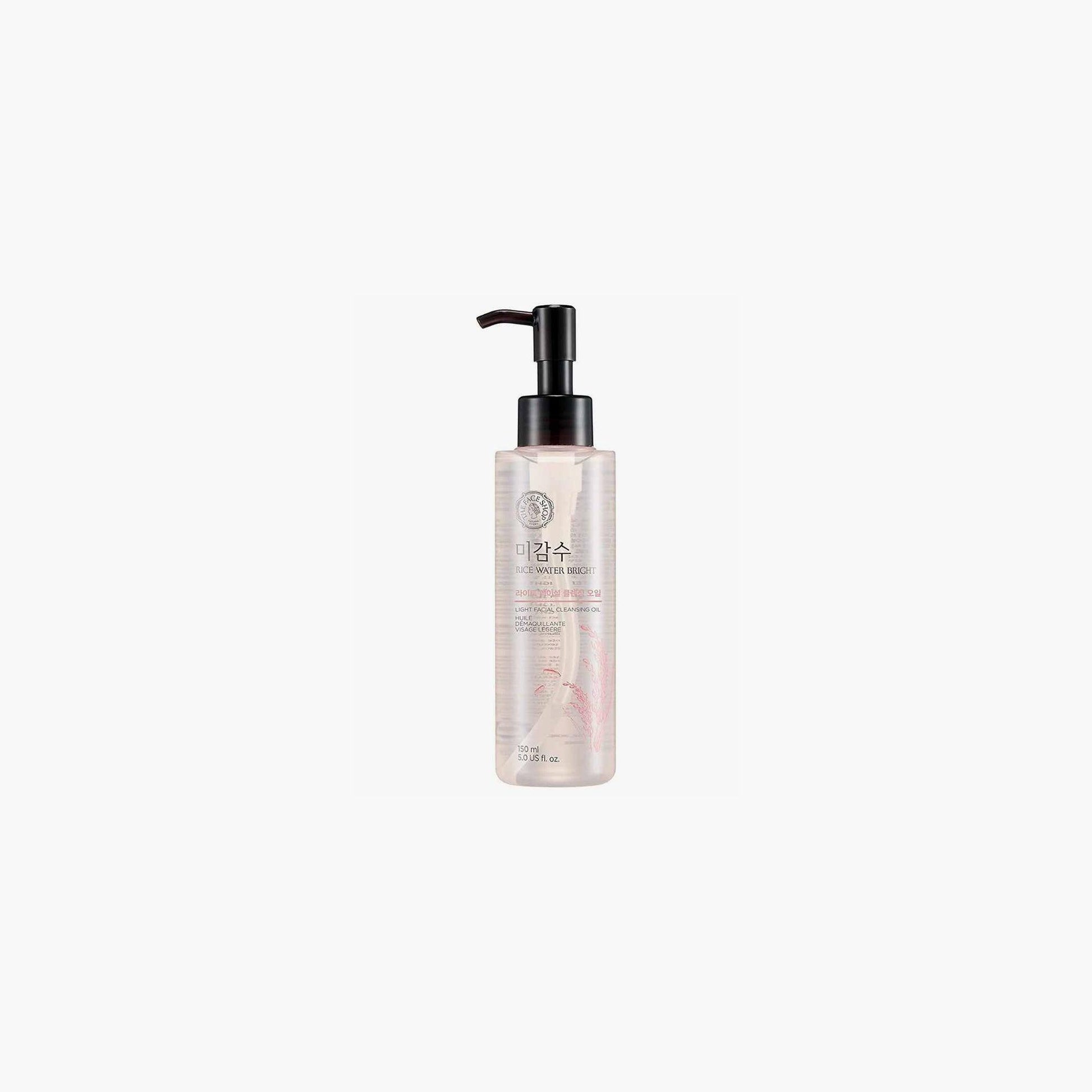 The Face Shop Rice Water Bright Light Facial Cleansing Oil 150ml - TheSkinFit