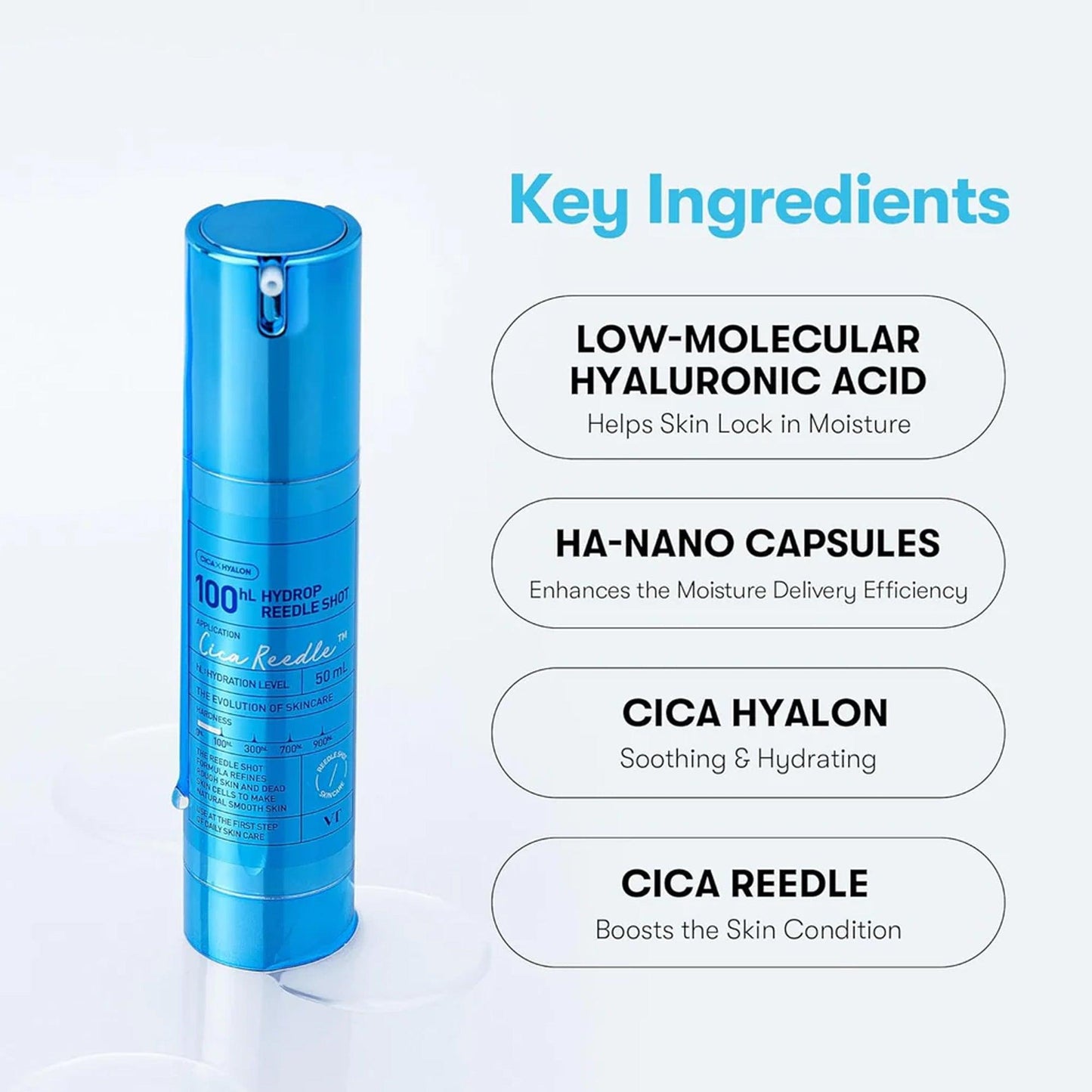 VT Cosmetics Hydrop Reedle Shot 100hL 50ml - TheSkinFit