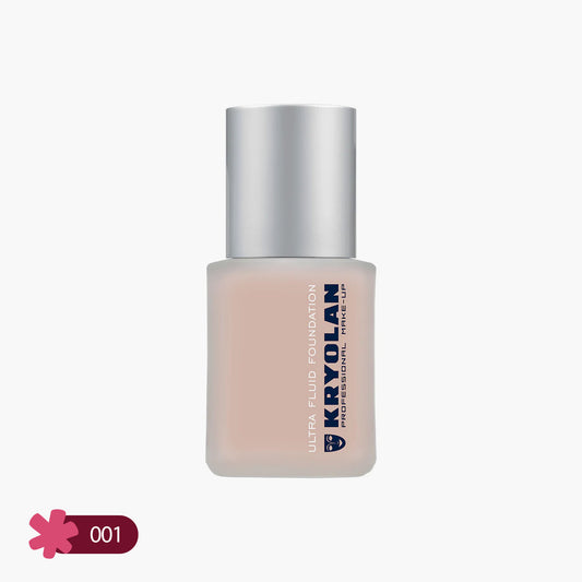 Kryolan Ultra Fluid Foundation 001 30ml