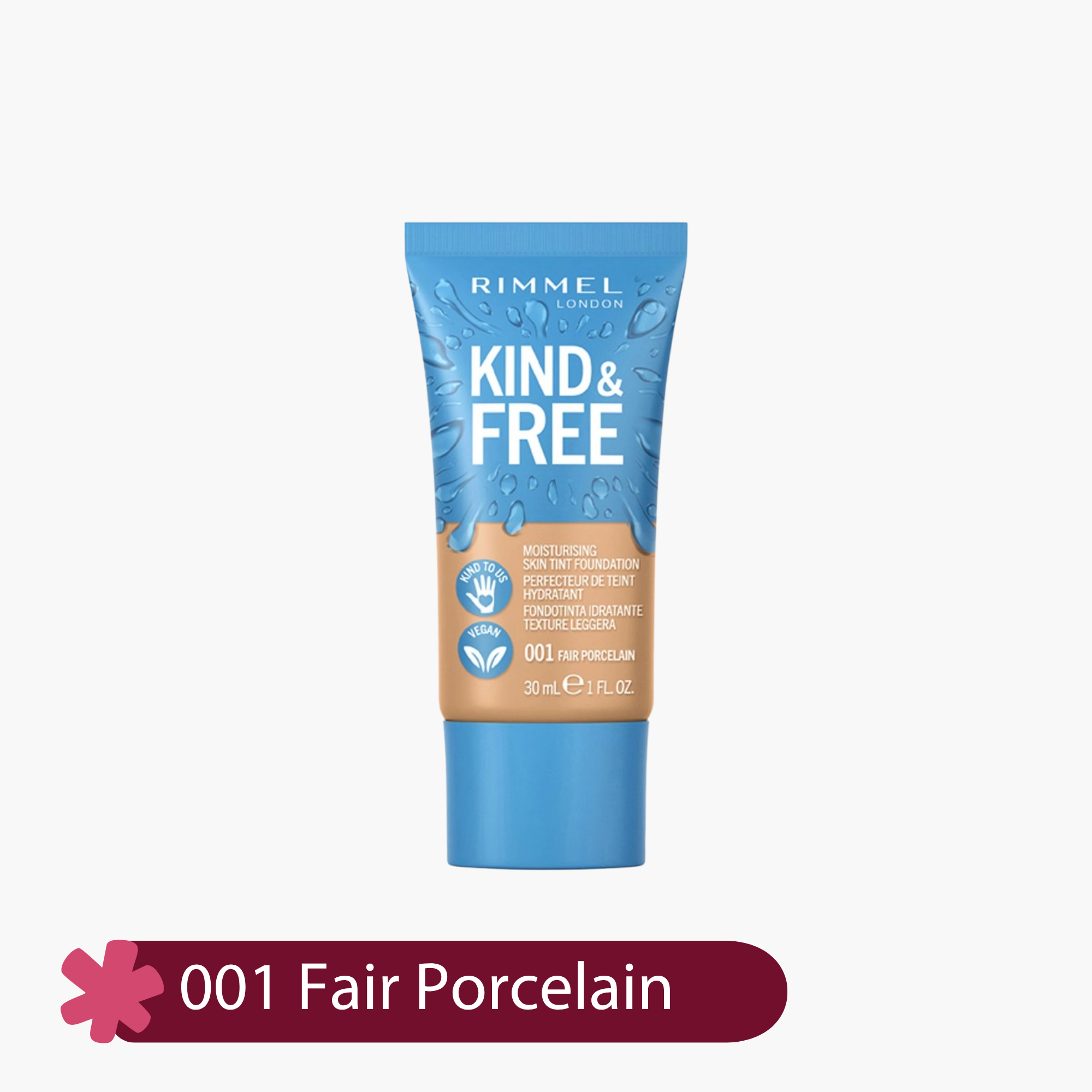Rimmel Kind & Free Moisturising Skin Tint Foundation 30ml