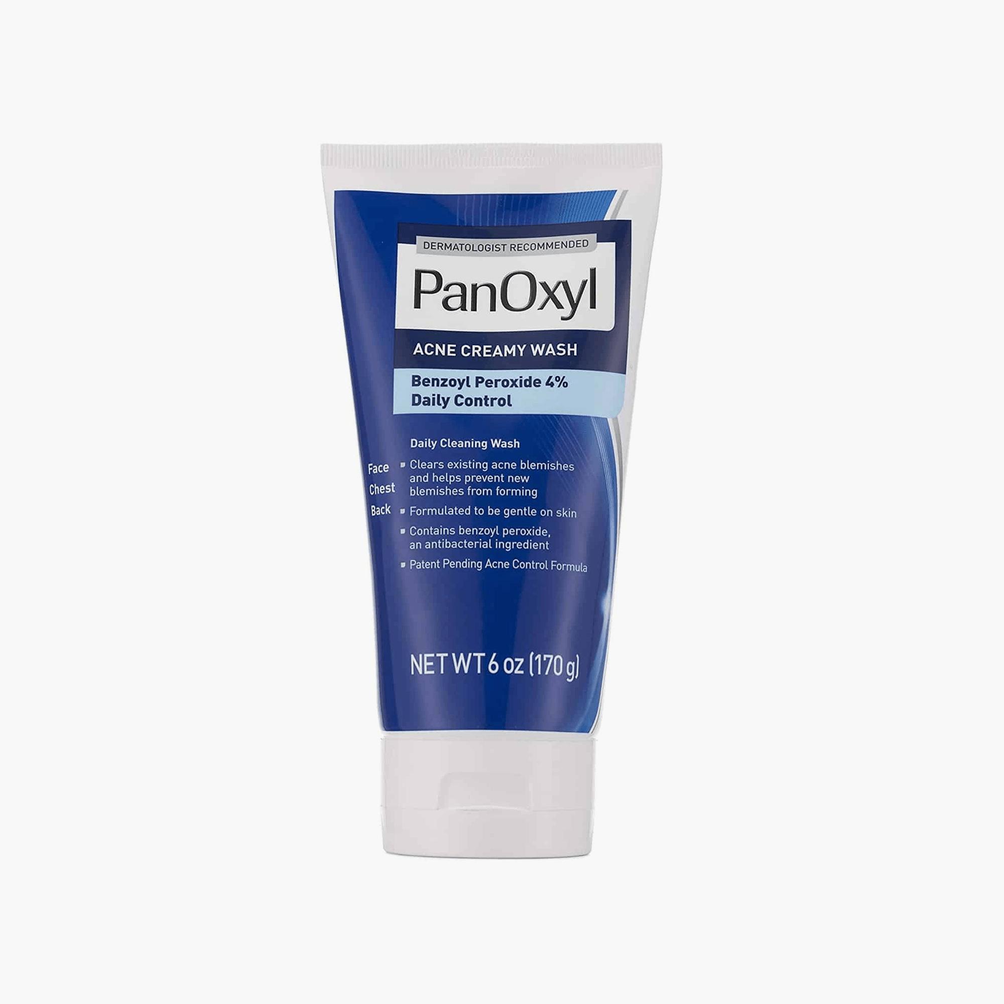 PanOxyl Acne Creamy Wash 4% Benzoyl Peroxide 170gm - TheSkinFit