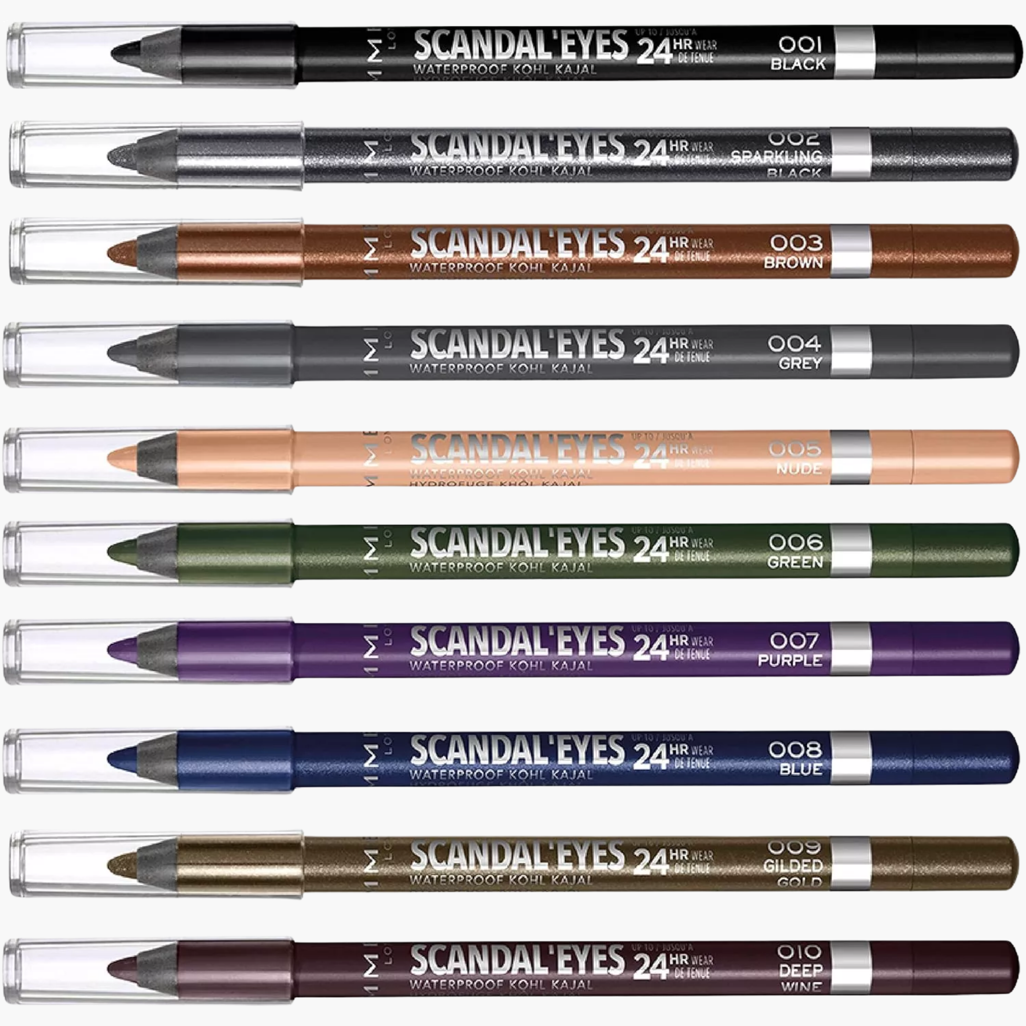 Rimmel Scandaleyes Waterproof Kohl Kajal 1.3gm - 009 Gilded Gold