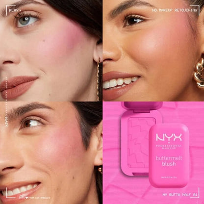 NYX Buttermelt Blush 01 My Butta Half 5gm