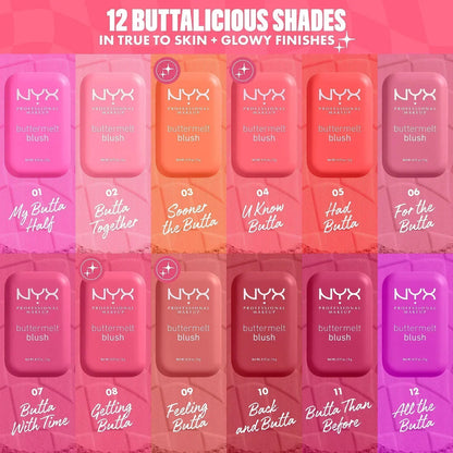 NYX Buttermelt Blush 02 Butta Together 5gm