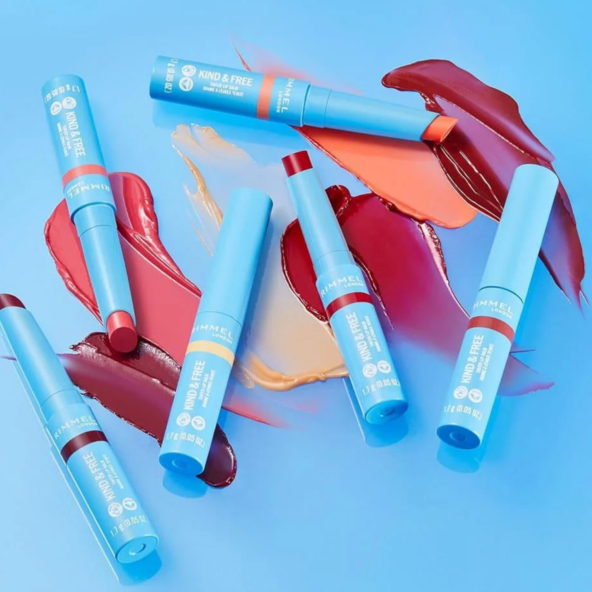 Rimmel Kind & Free Tinted Lip Balm 1.7gm - 01 Air storm
