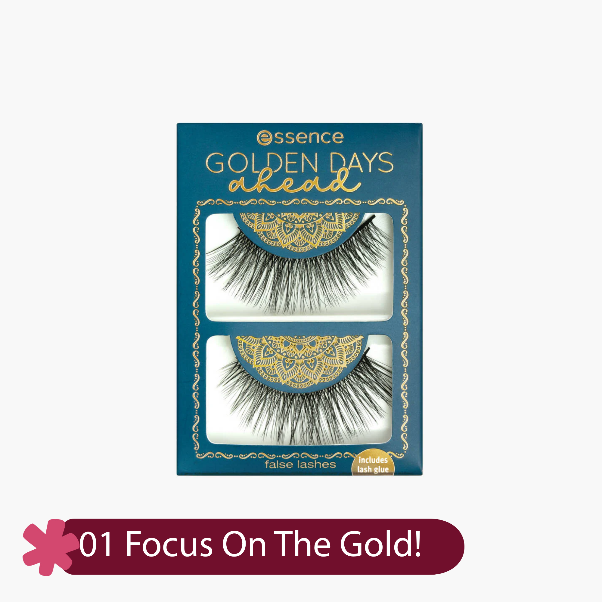 Essence Golden Days Ahead False Eye Lashes 01 Focus On The Gold