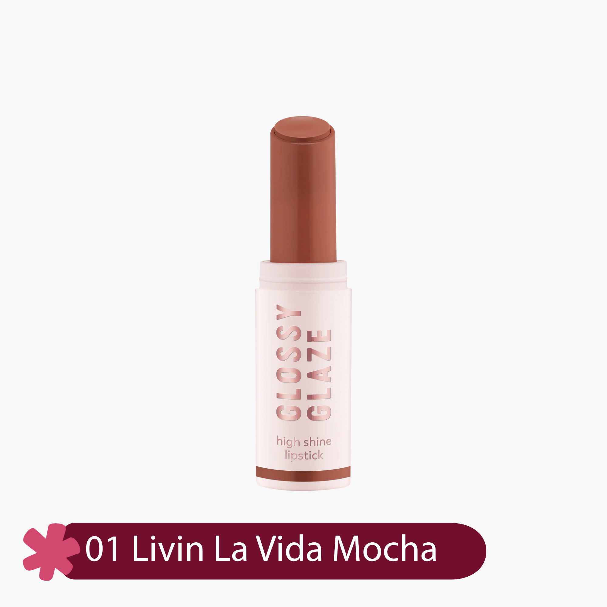 Essence Glossy Glaze High Shine Lipstick 01 Livin La Vida Mocha 1.9gm