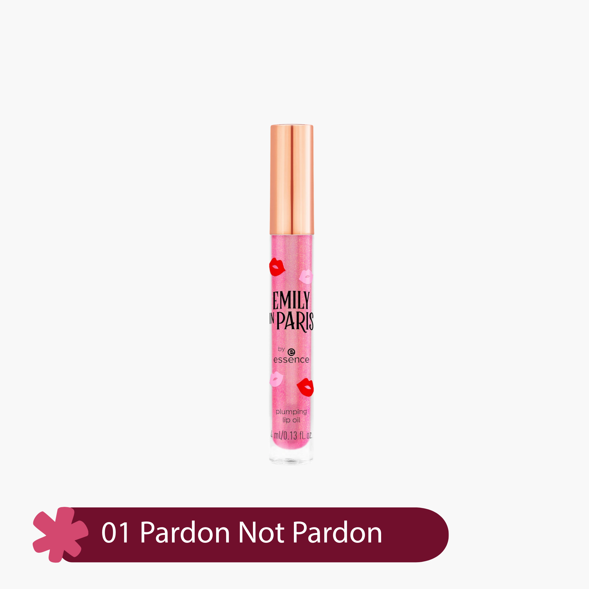 Essence Emily In Paris Plumping Lip Oil   01 Pardon Not Pardon 4ml