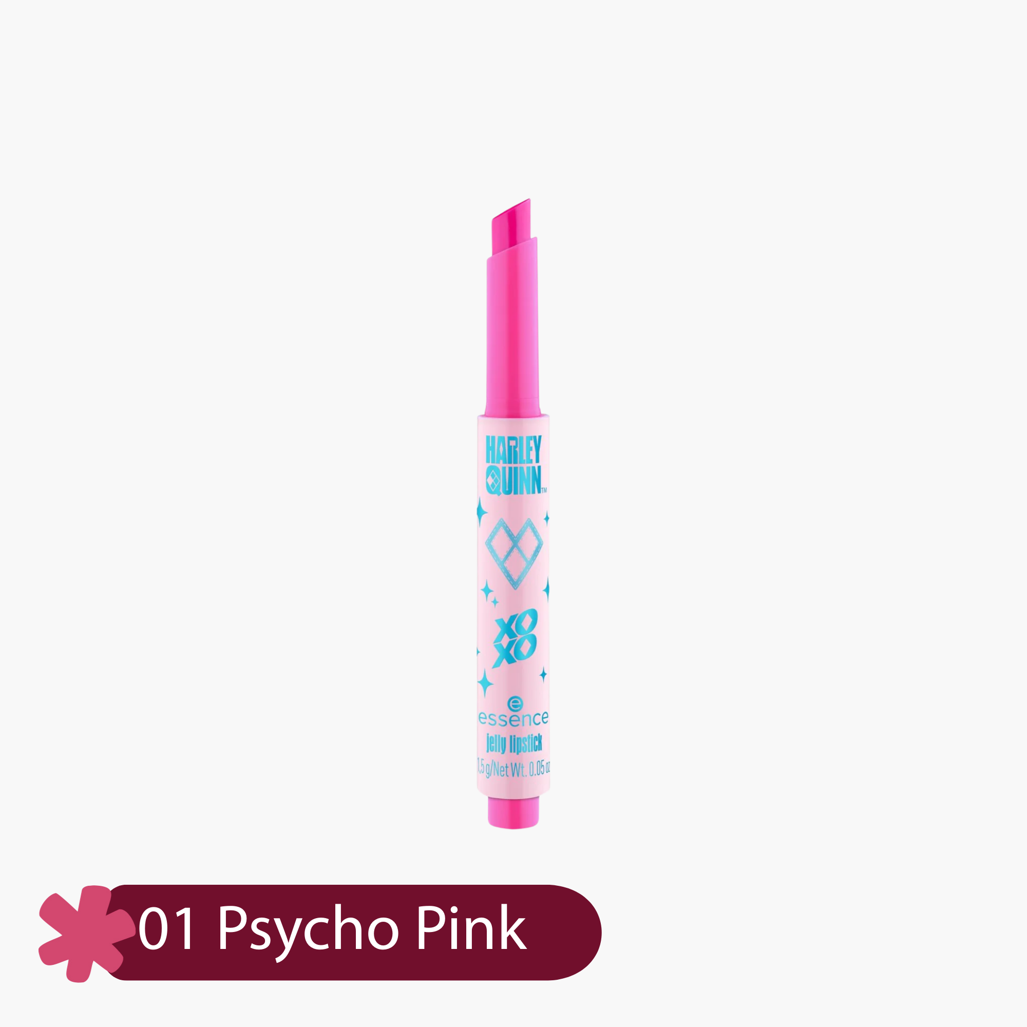 Essence Harley Quinn Jelly Lipstick 1.5gm - 01 Psycho Pink