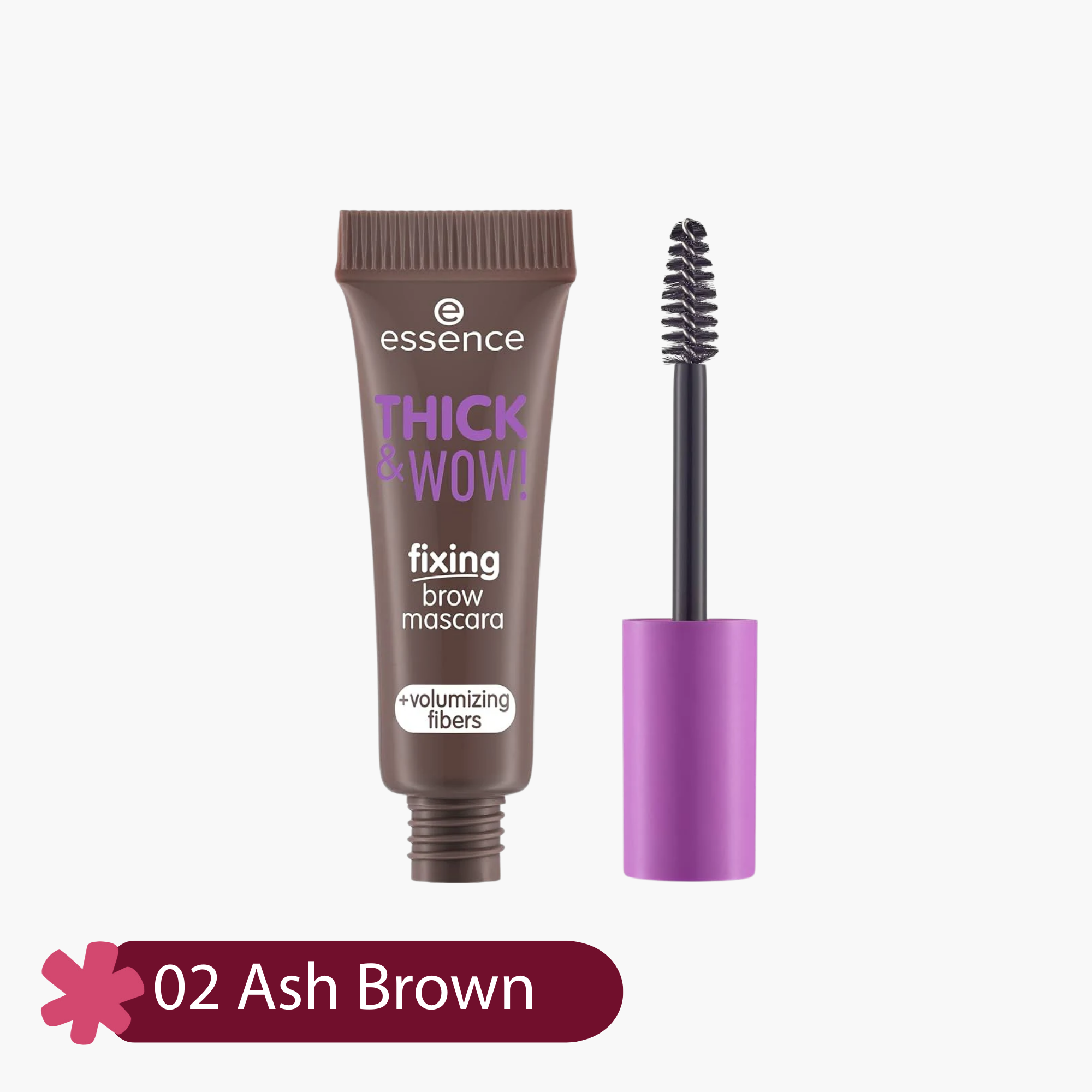 Essence Thick & Wow! Fixing Brow Mascara 02 Ash Brown 6ml
