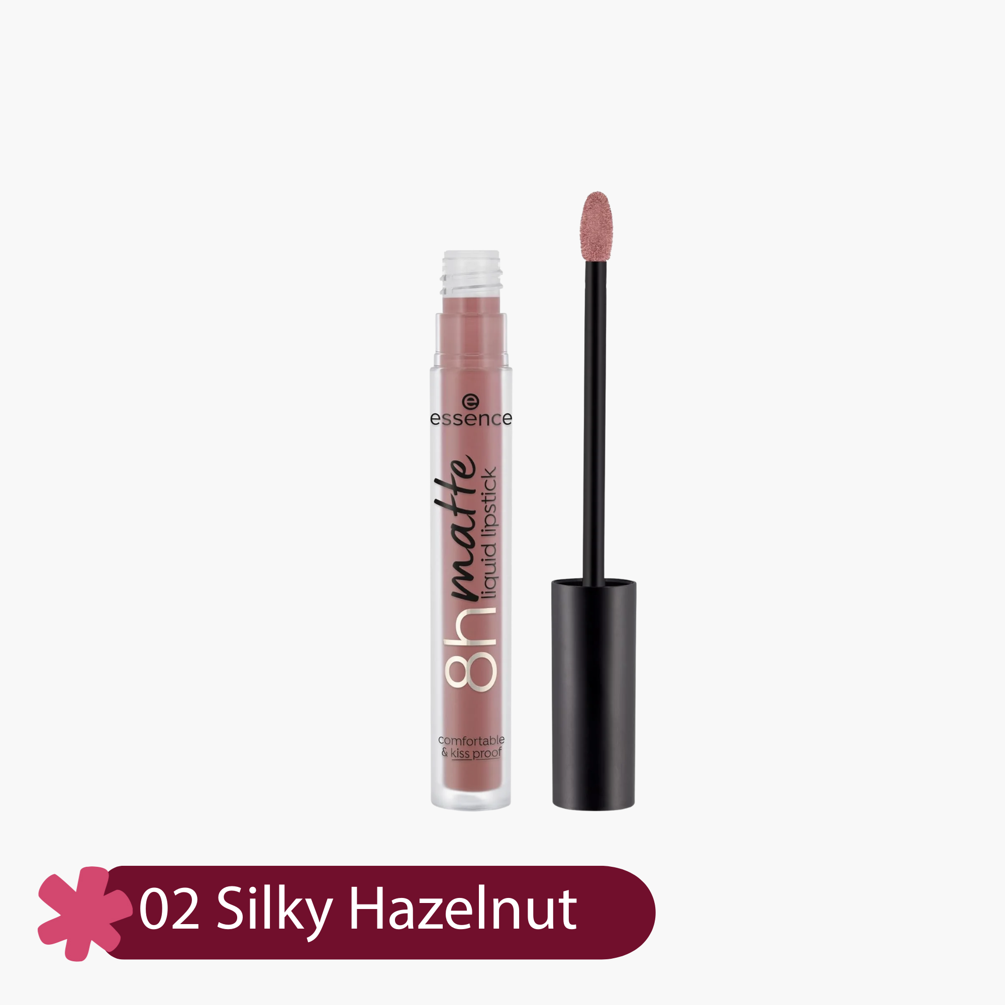 Essence 8h Matte Liquid Lipstick 02 Silky Hazelnut 2.5ml