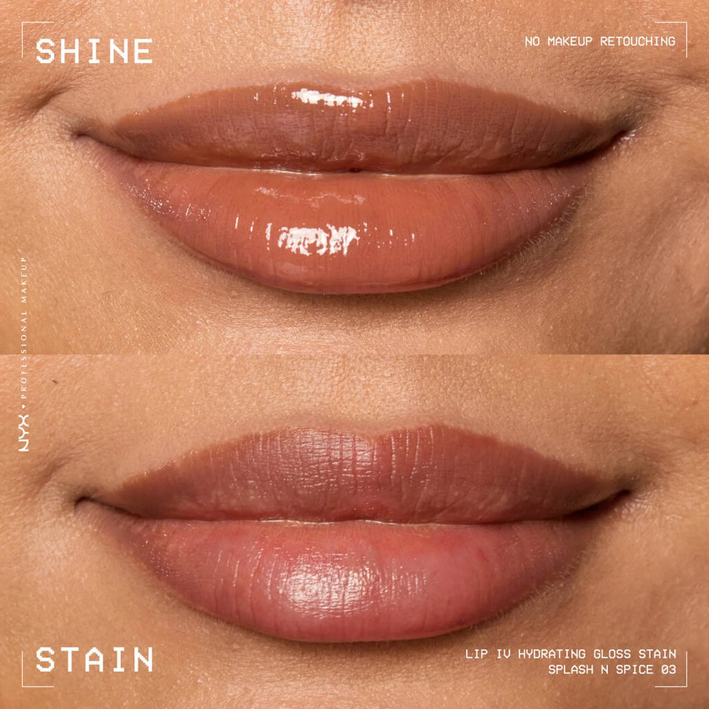 NYX Lip IV Hydrating Gloss Stain 03 Splash N Spice 5ml