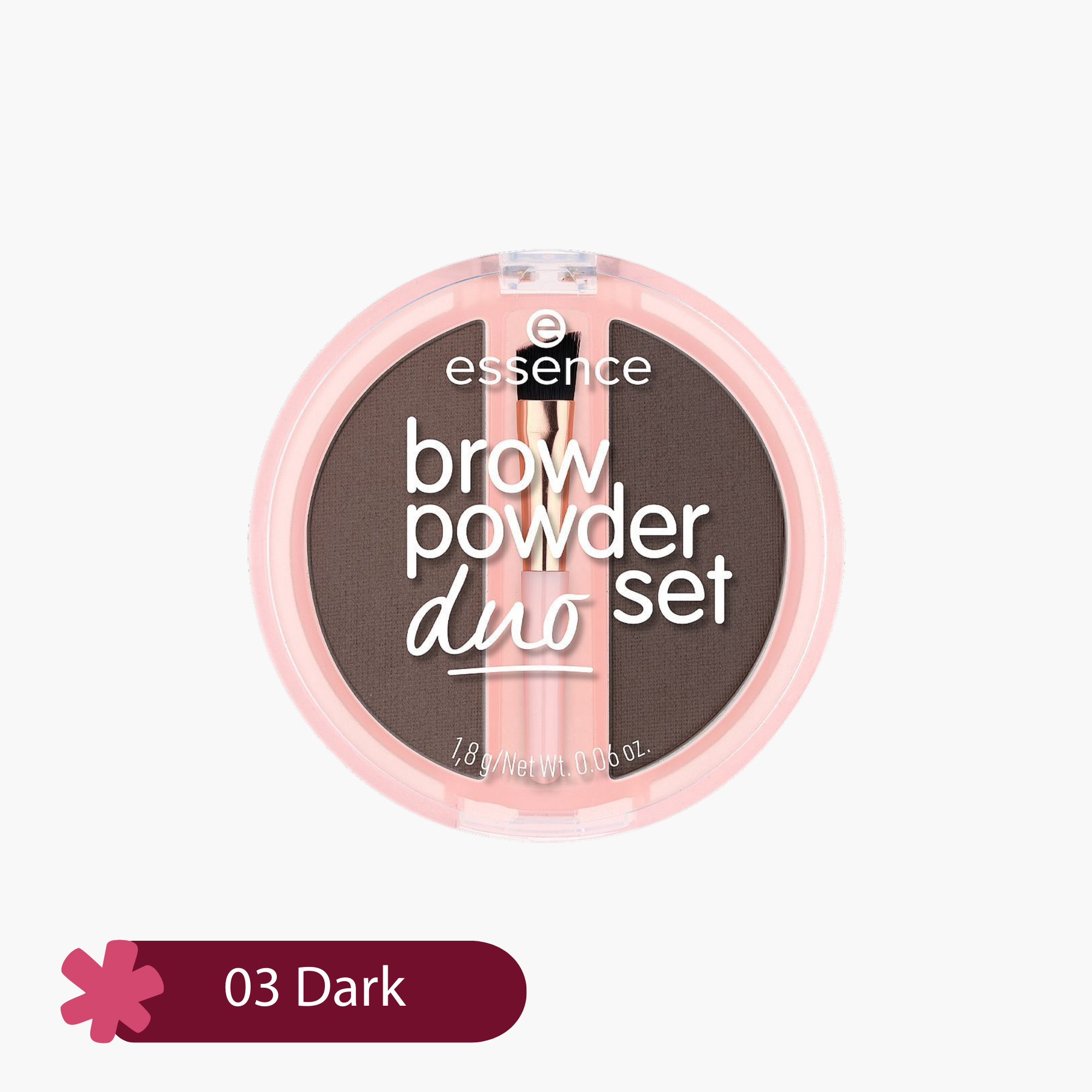 Essence Eyebrow Powder Duo Set 03 Dark 1.8gm