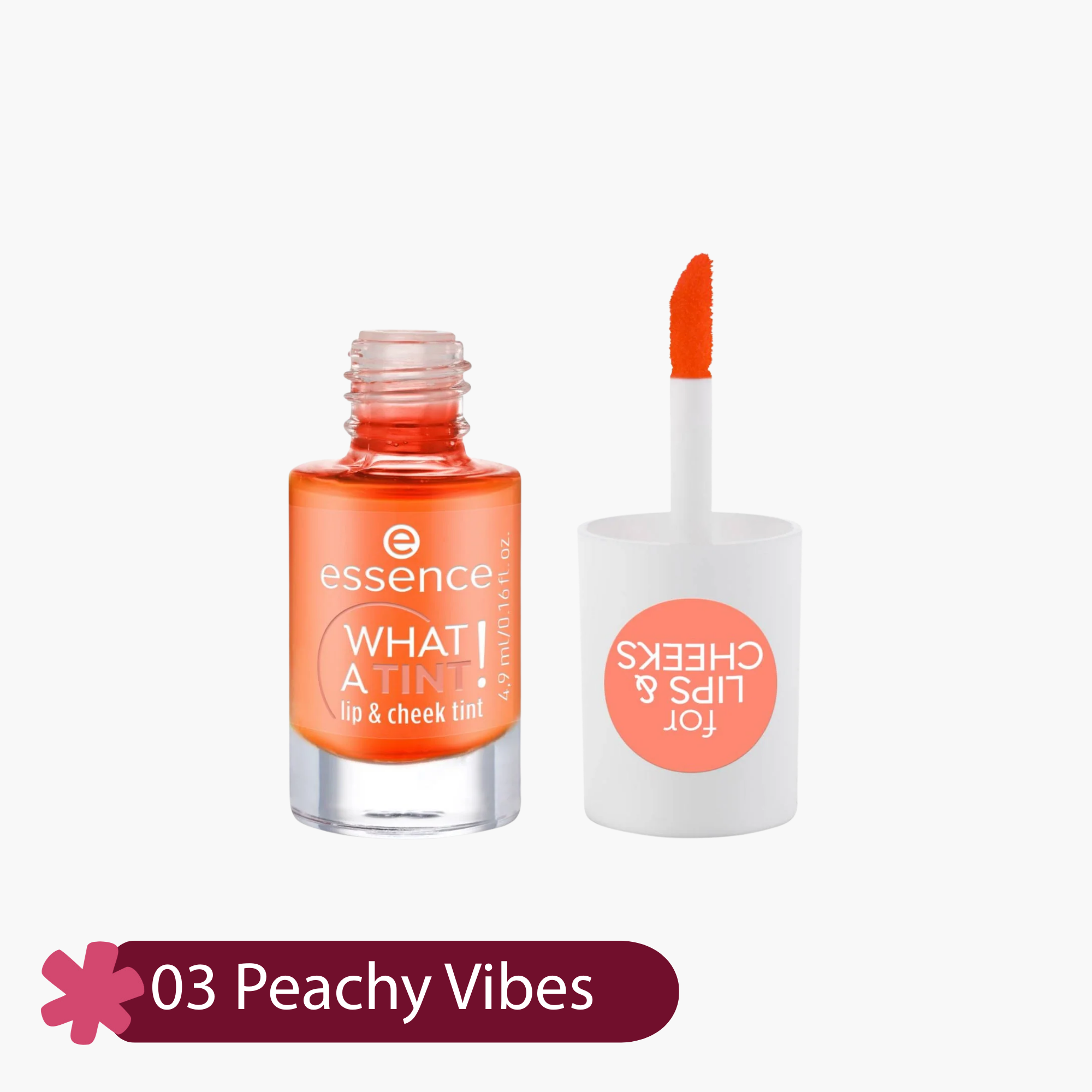 Essence What a Tint! Lip & Cheek Tint 03 Peachy Vibes 4.9ml