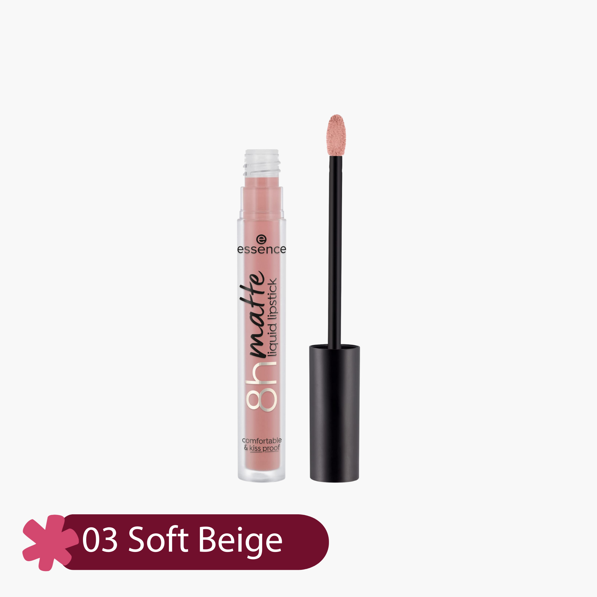 Essence 8h Matte Liquid Lipstick 03 Soft Beige 2.5ml
