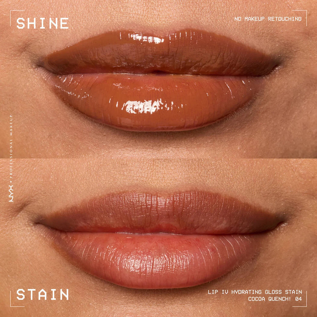 NYX Lip IV Hydrating Gloss Stain 04 Cocoa Quench! 5ml