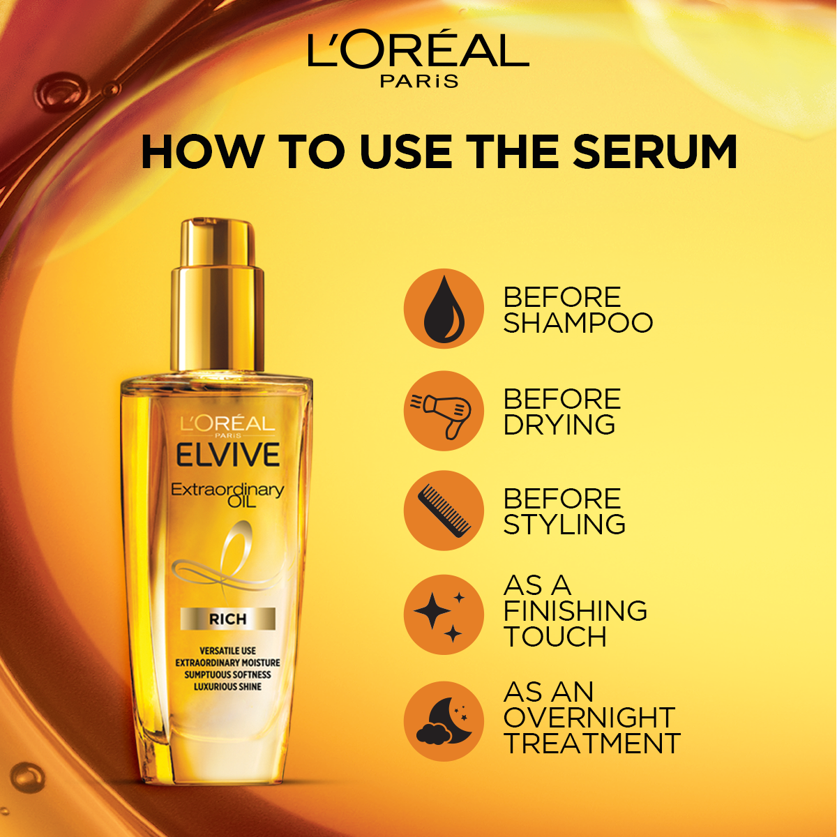 L'Oreal Paris Extraordinary Oil Hair Serum 100ml