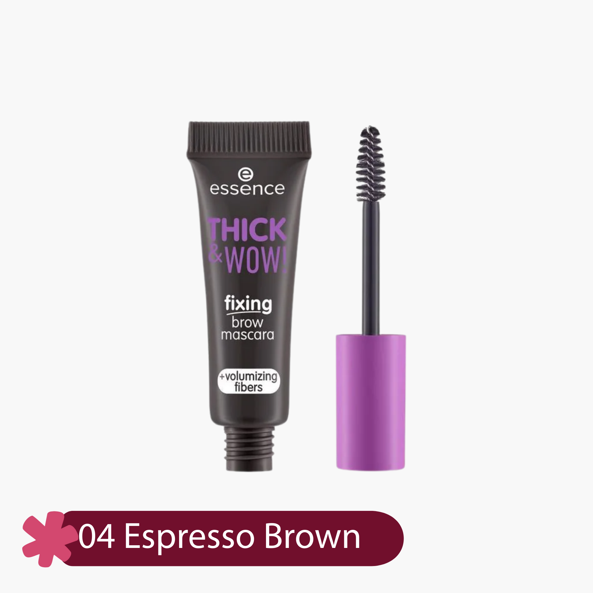 Essence Thick & Wow! Fixing Brow Mascara 04 Espresso Brown 6ml
