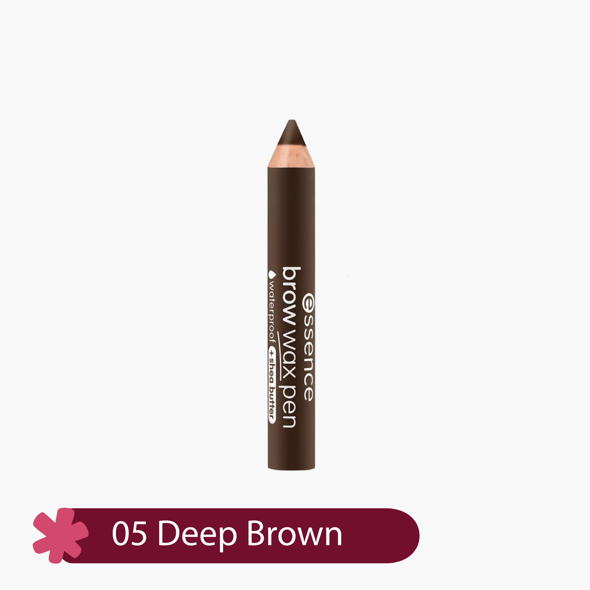 Essence Brow Wax Pen Waterproof 05 Deep Brown 1.2gm