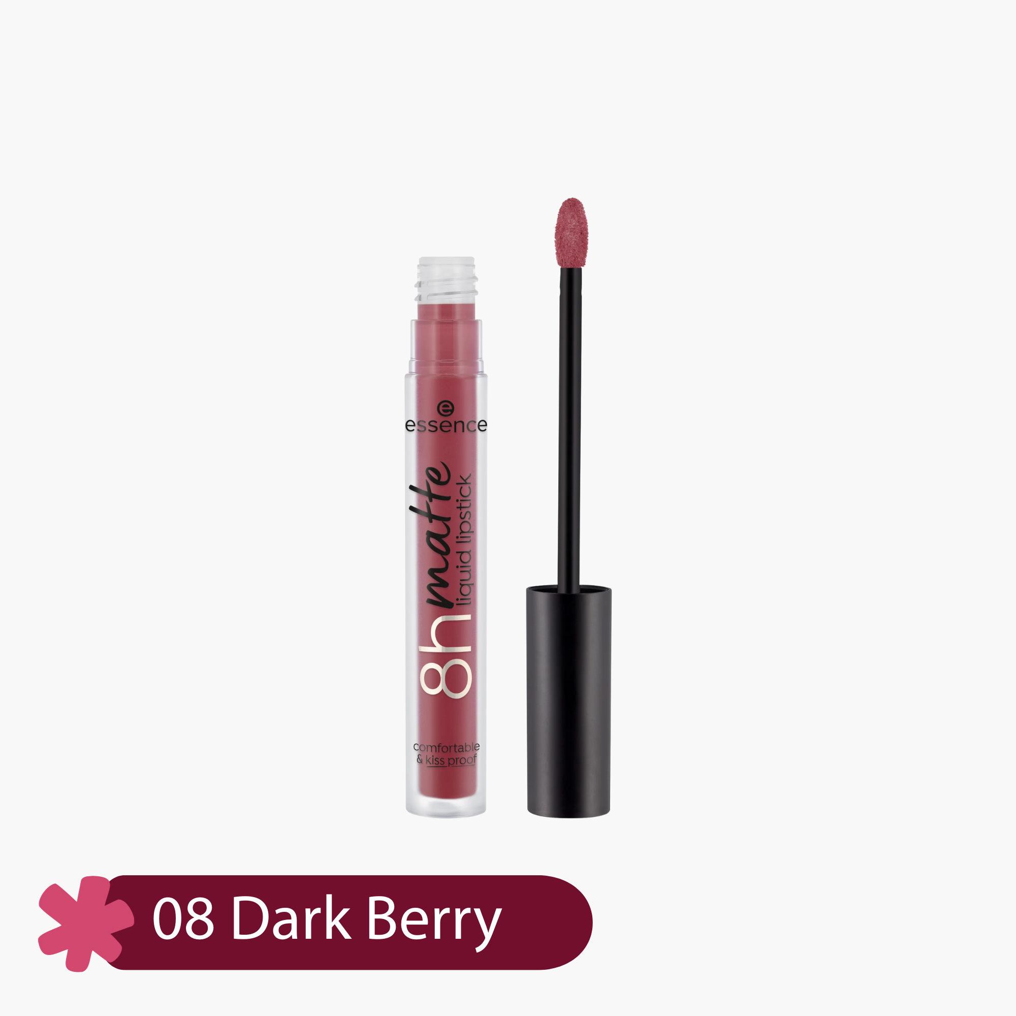 Essence 8h Matte Liquid Lipstick 08 Dark Berry 2.5ml