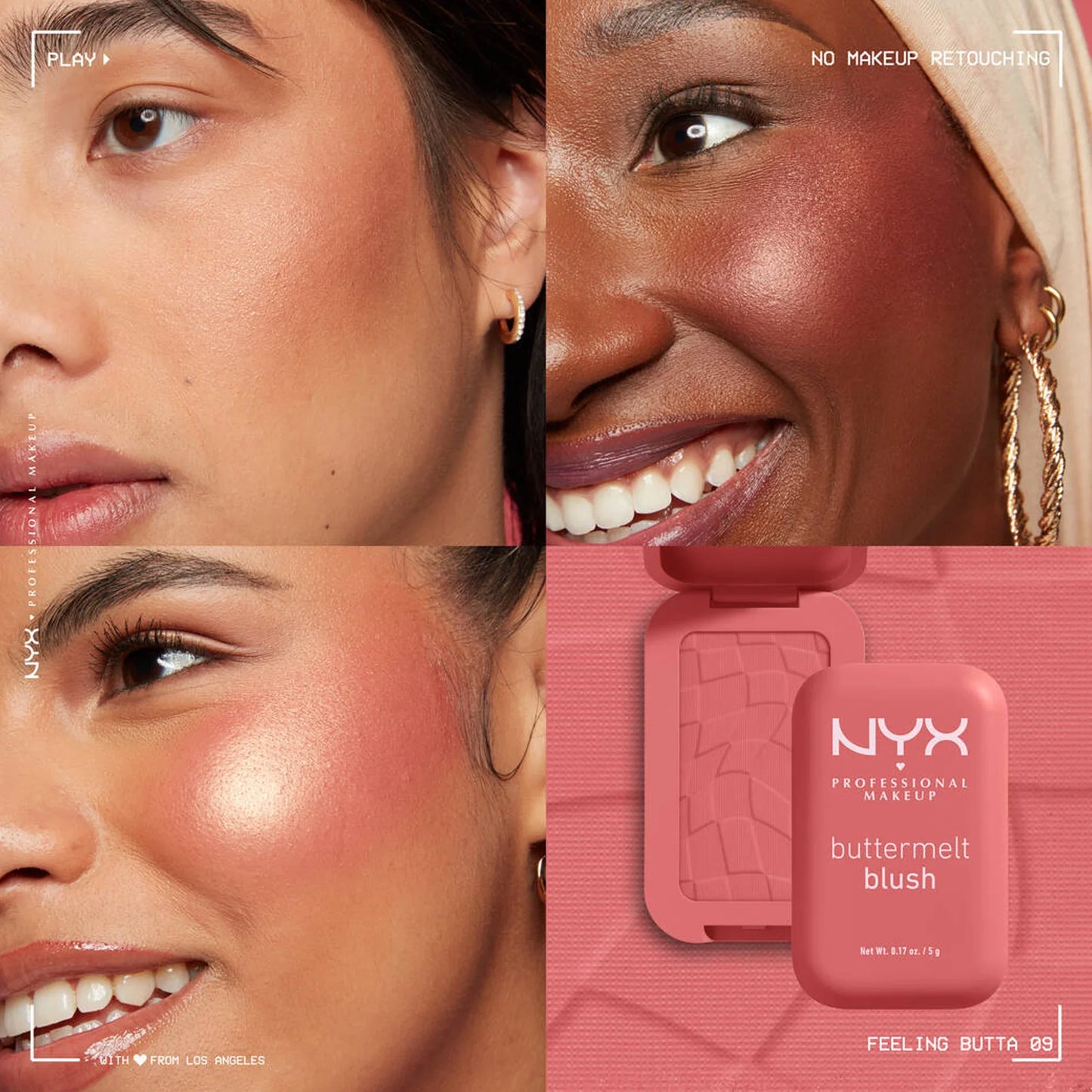 NYX Buttermelt Blush 09 Feeling Butta 5gm