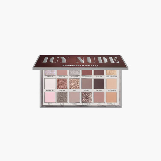 Huda Beauty Icy Nude Eyeshadow Palette 16gm - TheSkinFit