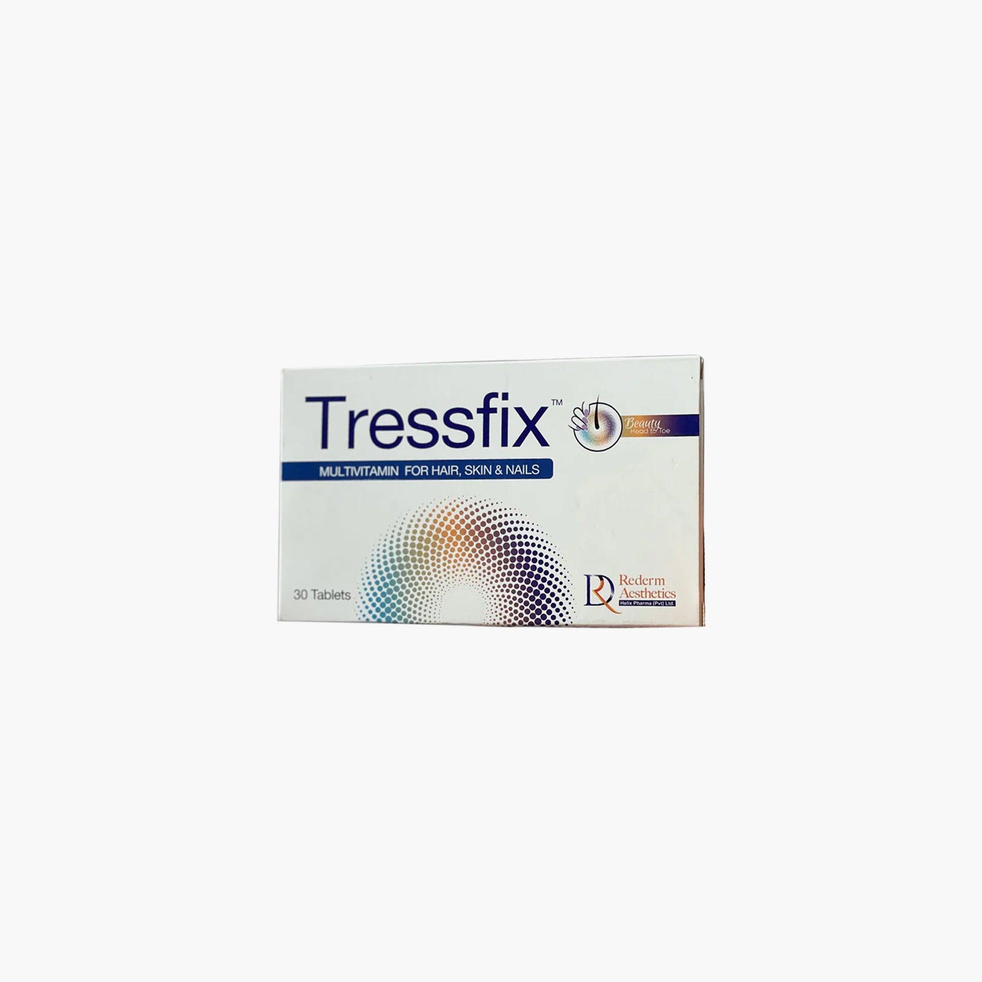 Rederm Aesthetics Tressfix Multivitamin Tablet For Hair Skin & Nails 30 Tablets - TheSkinFit