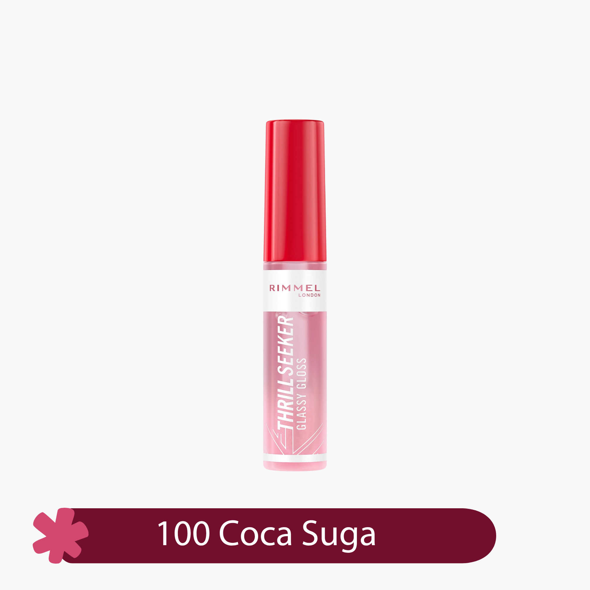 Rimmel Thrill Seeker Glassy Lip Gloss 10ml - 600 Berry Glace