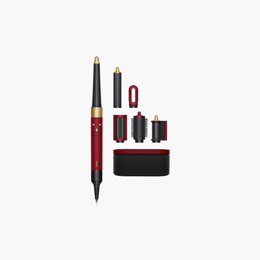 Dyson Airwrap i.d. Multi-Styler And Dryer Straight + Wavy With Presentation Case Red Velvet & Gold