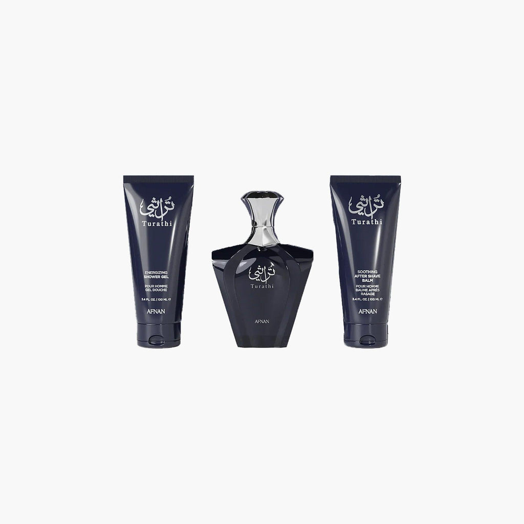 Afnan Turathi Blue 3 Piece Gift Set - TheSkinFit