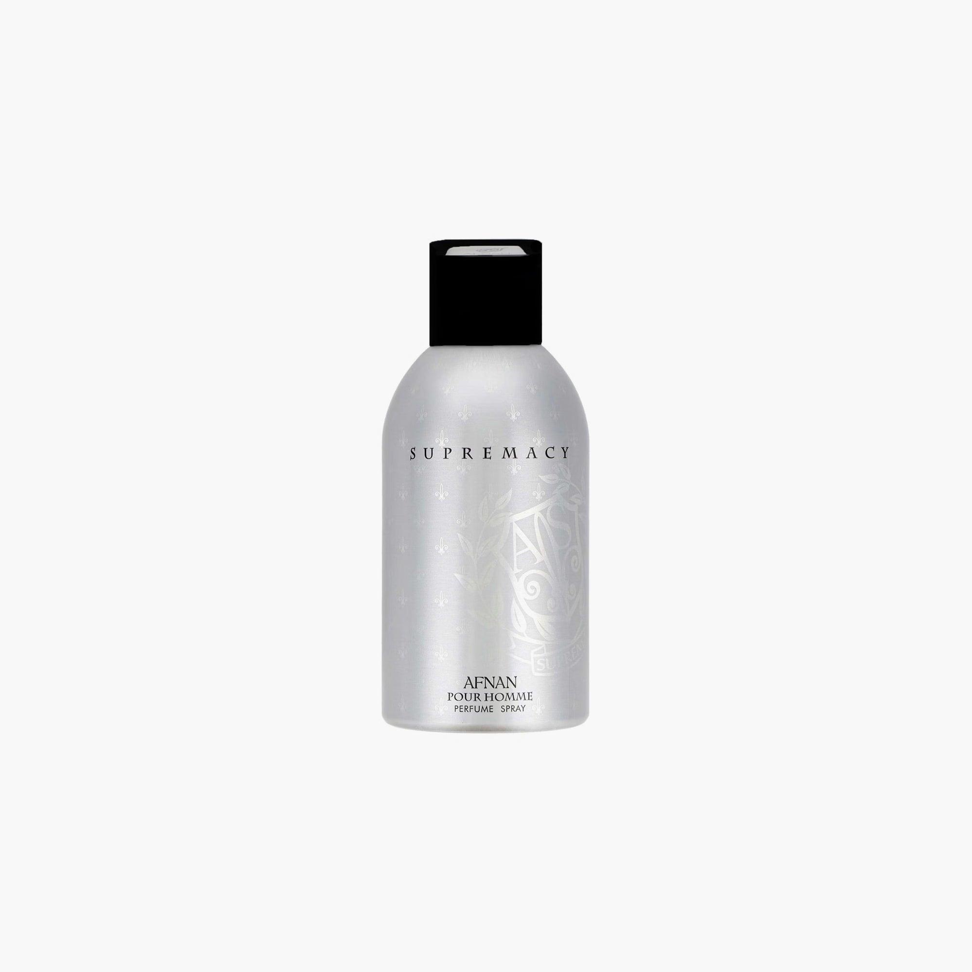 Afnan Supremacy Pour Homme Silver Body Spray 250ml - TheSkinFit