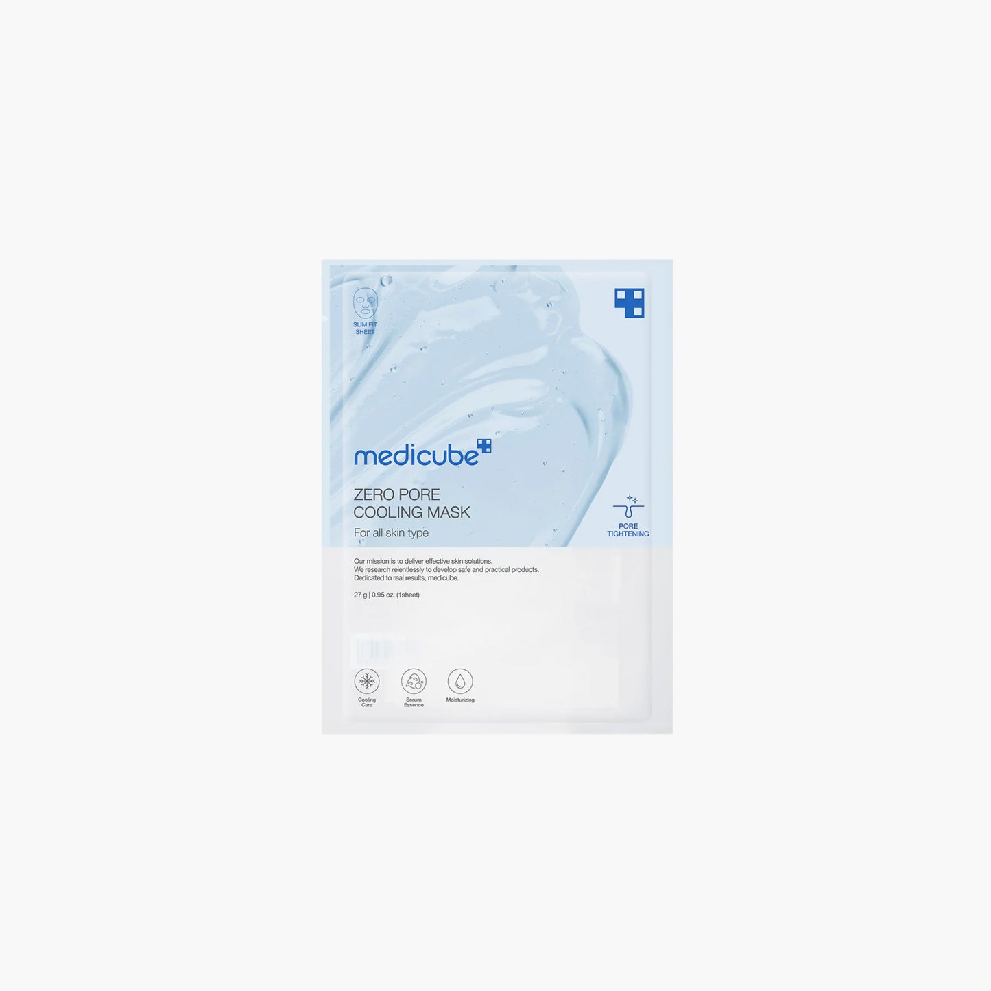 Medicube Zero Pore Cooling Mask 1 Piece