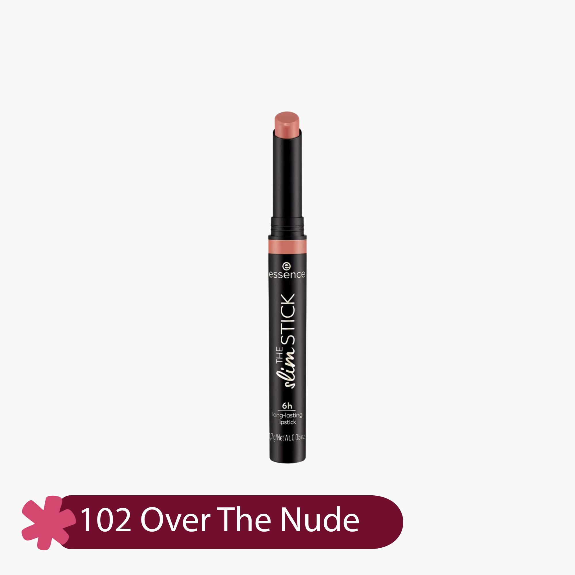 Essence The Slim Stick 6H Long-Lasting Lipstick 102 Over The Nude 1.7gm