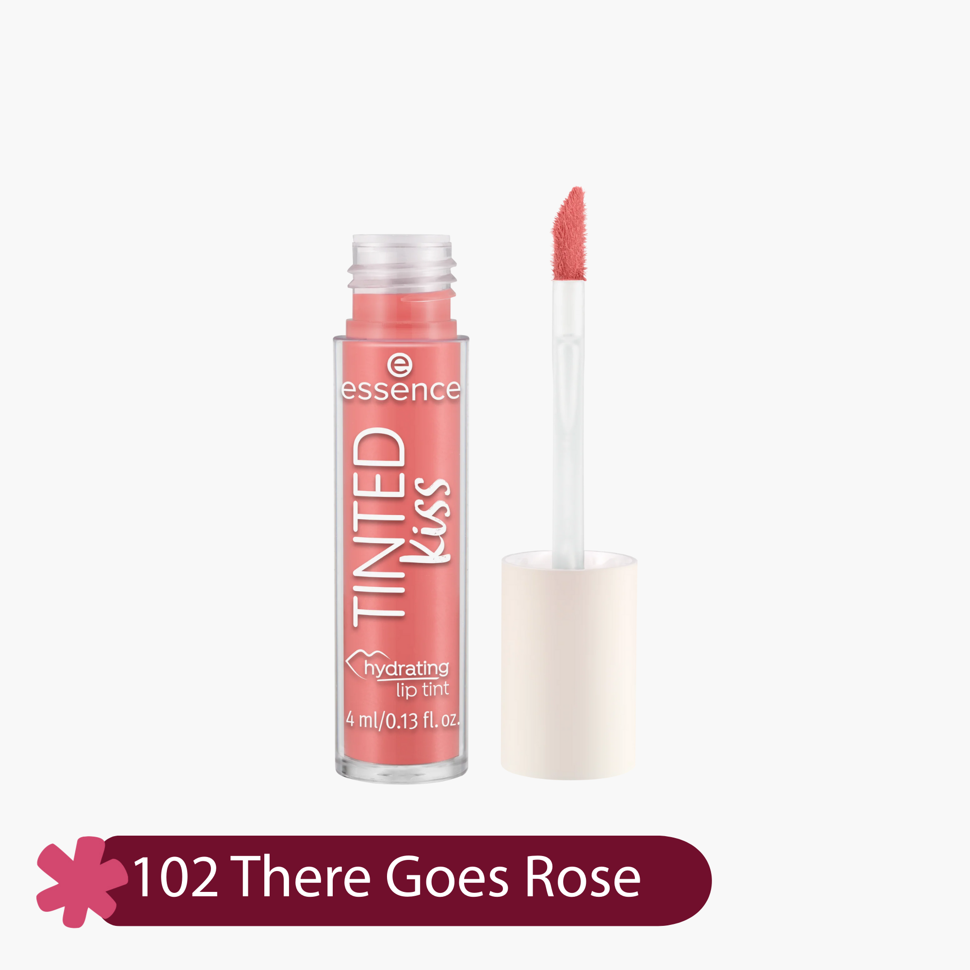 Essence Tinted Kiss Hydrating Lip Tint 102 There Goes Rose 4ml