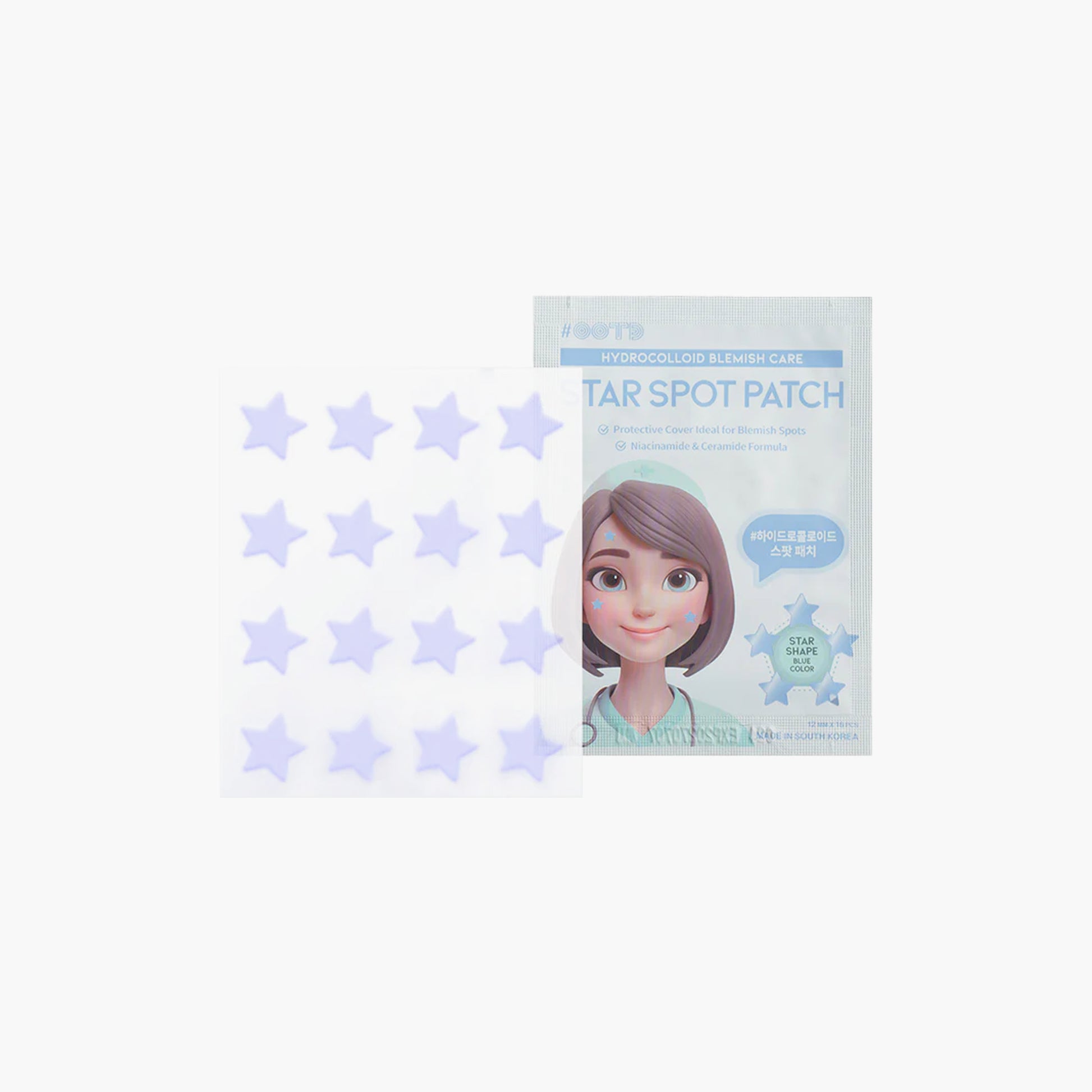OOTD Beauty Star Spot Patch Pastel Blue Color 16 Patches
